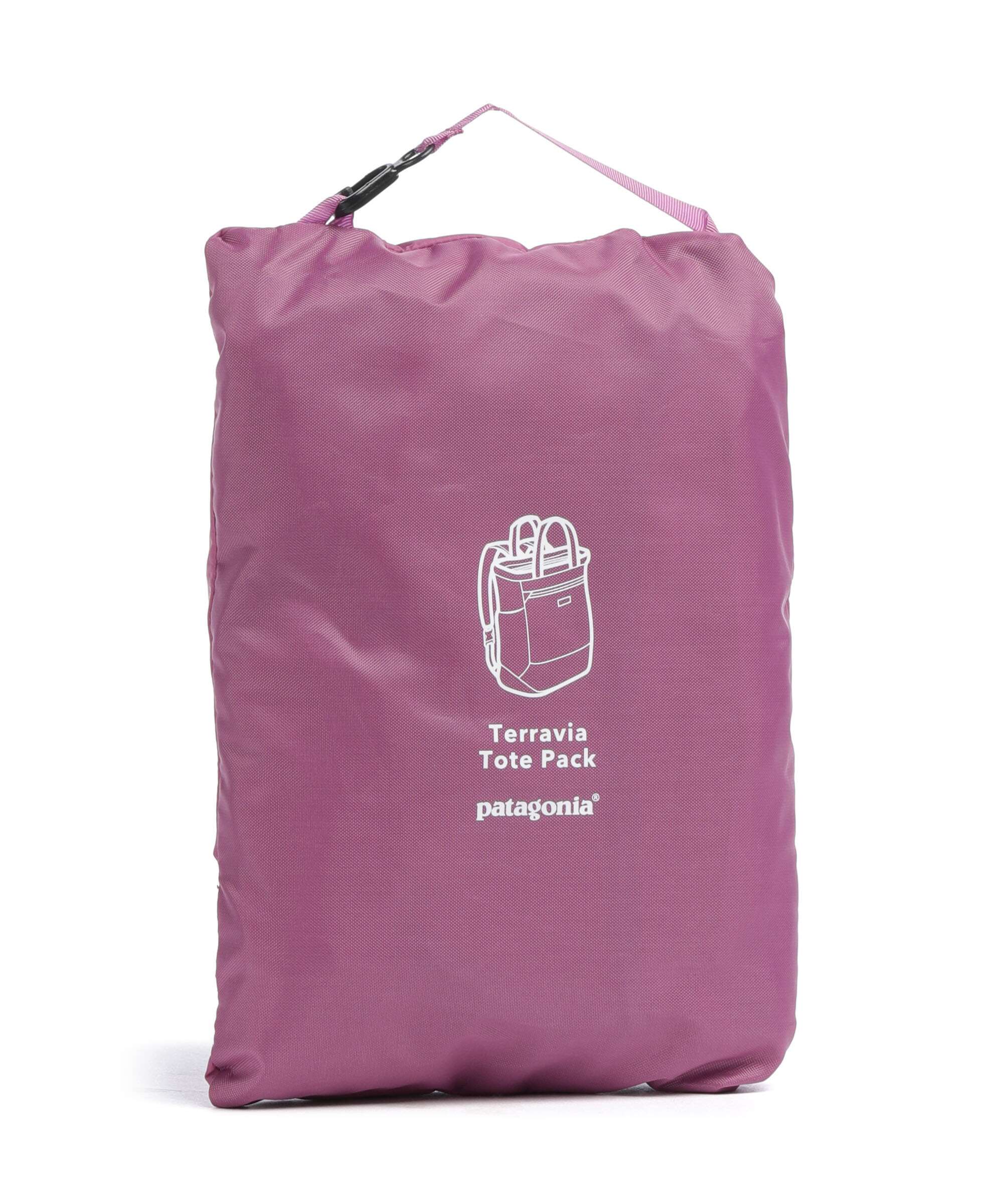 Patagonia Terravia Backpack bag recycled nylon faded magenta