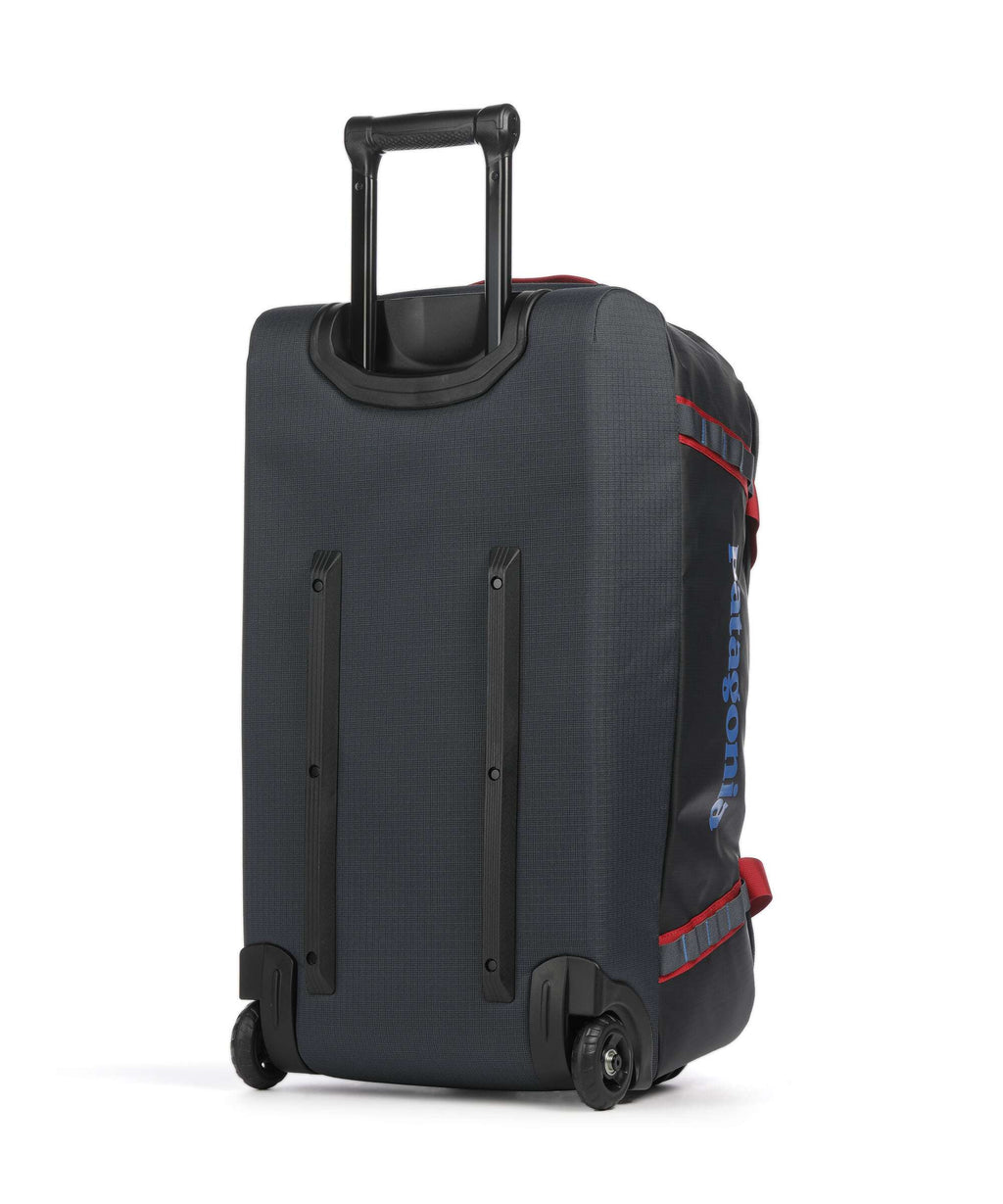 Patagonia Black Hole 70 Travel bag with wheels smolder blue w/amanita red