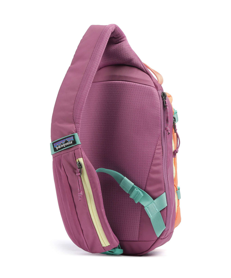 Patagonia Atom 8 Sling bag recycled polyester faded magenta