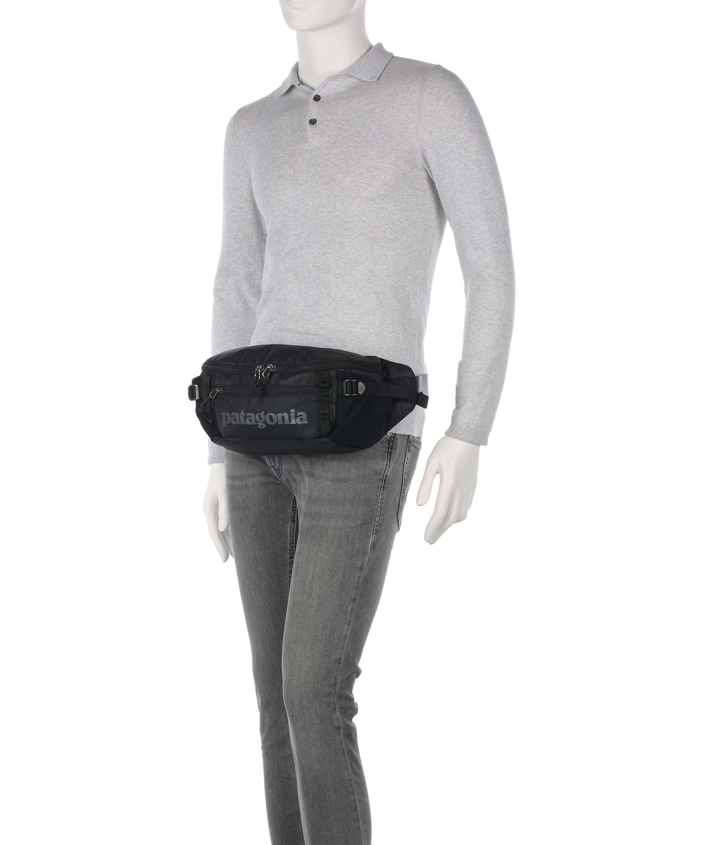 patagonia black belt bag Hole 5 recycled polyester black w/black ideal for training Sling Bags, Hip Packs &