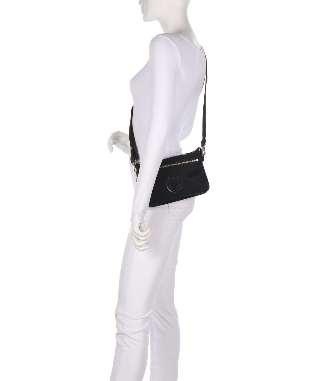 Kipling Charm Riri Zip Crossbody bag black rose spice