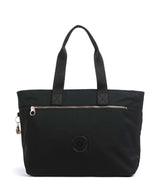 Kipling Charm Colissa Zip Tote bag black rose spice