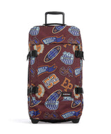 Eastpak Tranverz M Travel bag with wheels clash burgundy