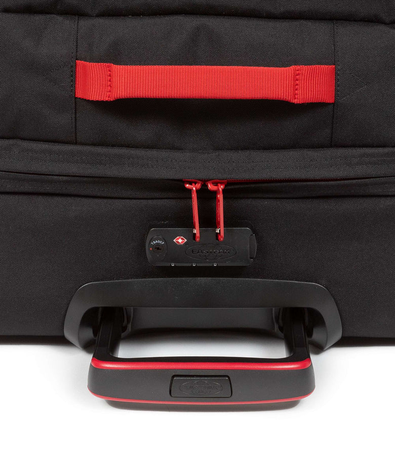 Eastpak Tranverz L Travel bag with wheels kontrast scarlet