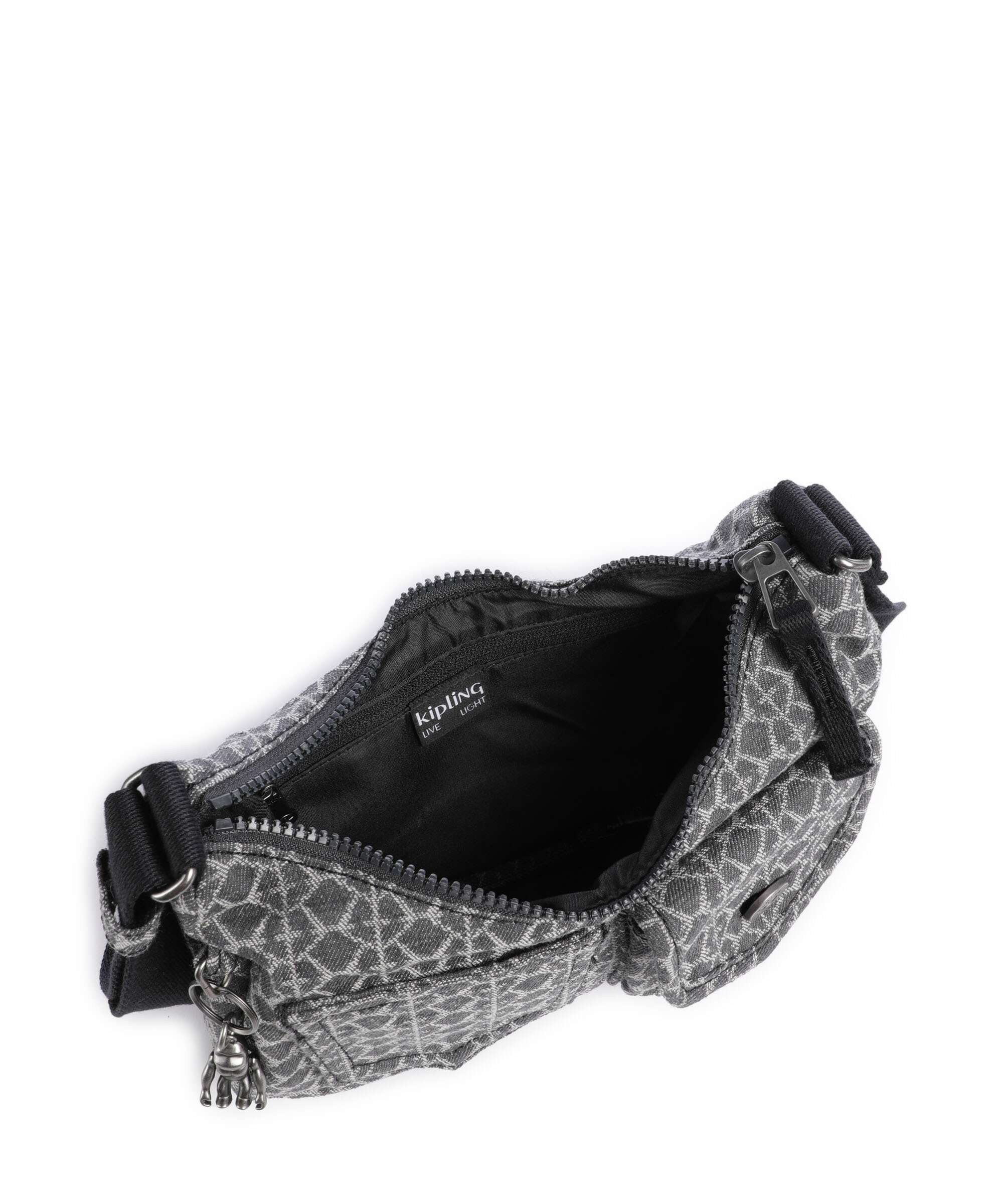 Kipling Denim Love Kenda Crossbody bag grey/denim