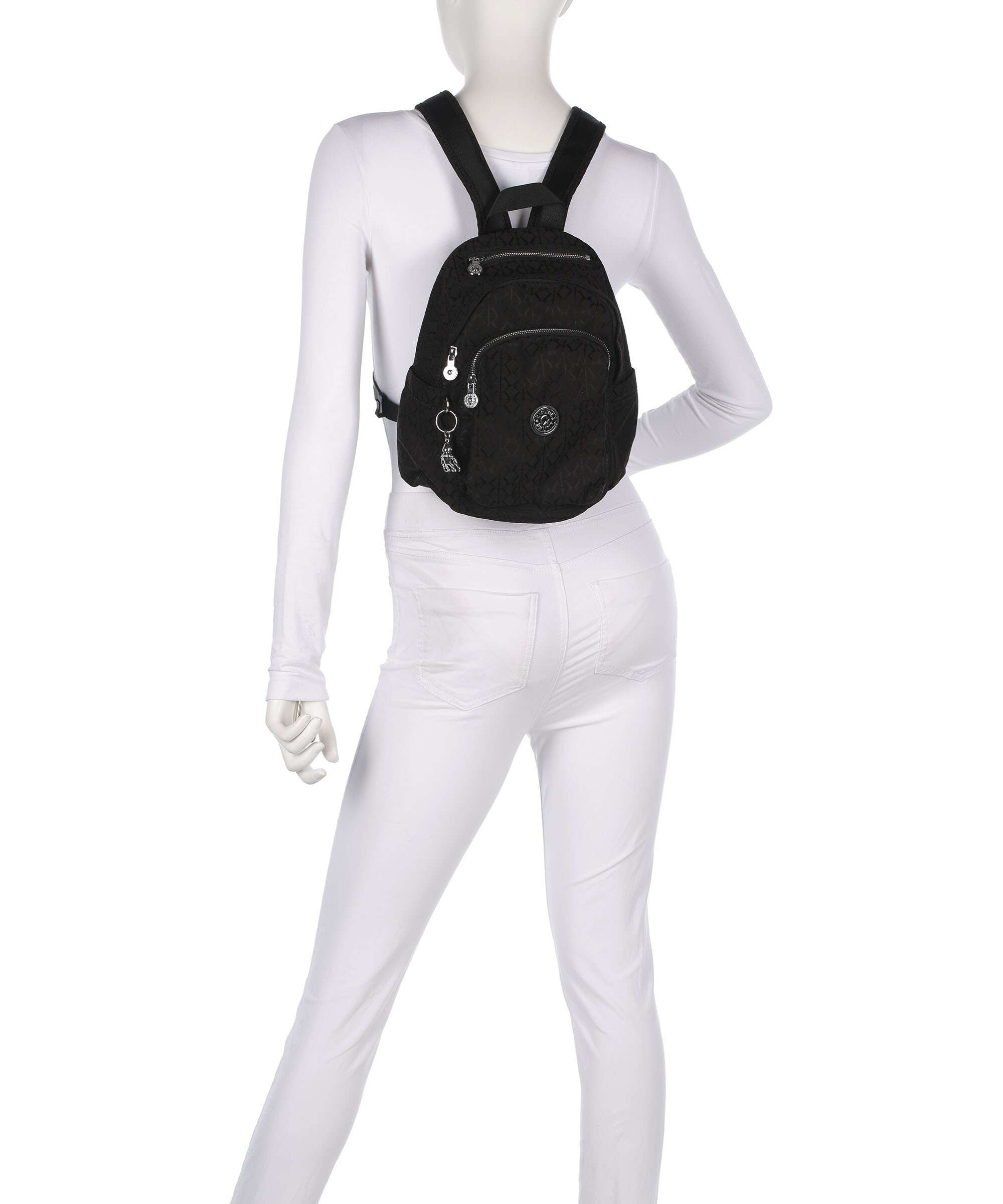 Kipling Elevated Delia Mini Backpack polyester noir sign