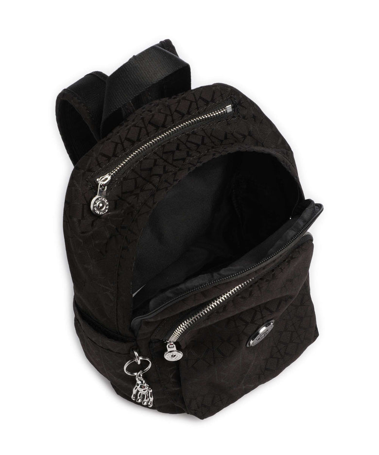delia mini backpack Kipling Elevated Delia Mini Backpack polyester noir sign