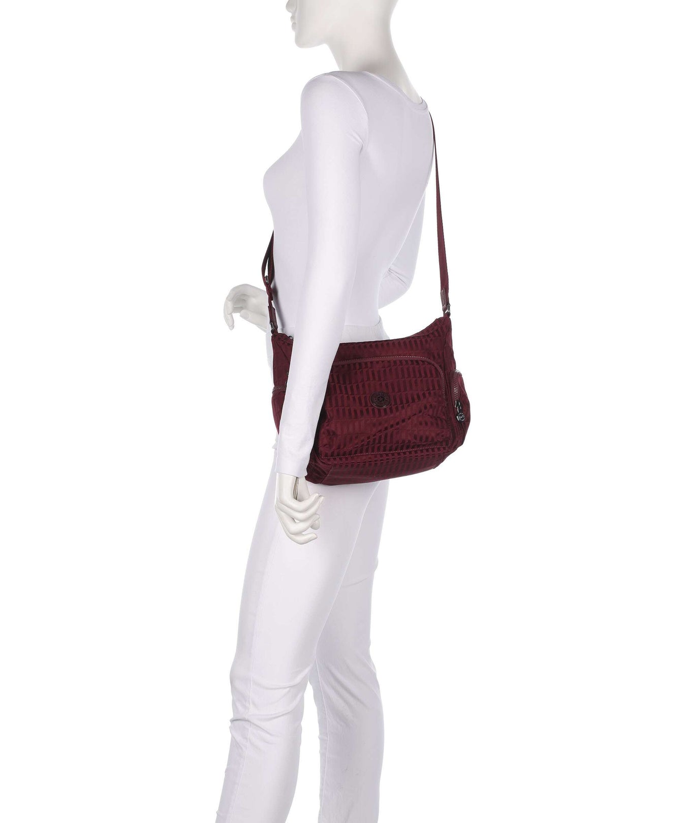 Kipling Elevated Gabb S Crossbody bag maroon tile