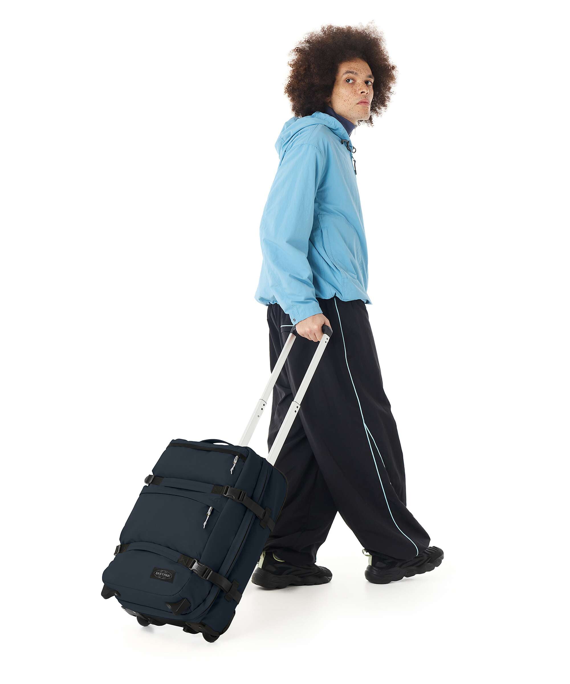 Eastpak Transit'R Plus Tarp S Travel bag with wheels navy