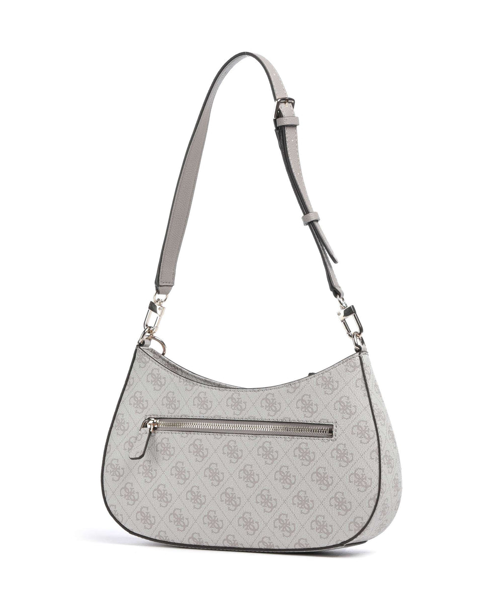 Guess Noelle Shoulder bag dark taupe logo
