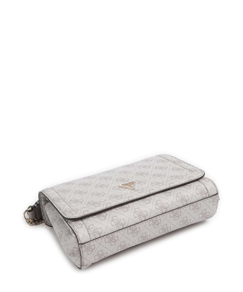 Guess Noelle Shoulder bag dark taupe logo