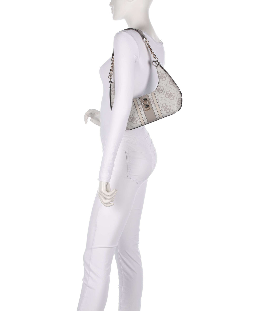 Guess Erenia Shoulder bag dark taupe logo