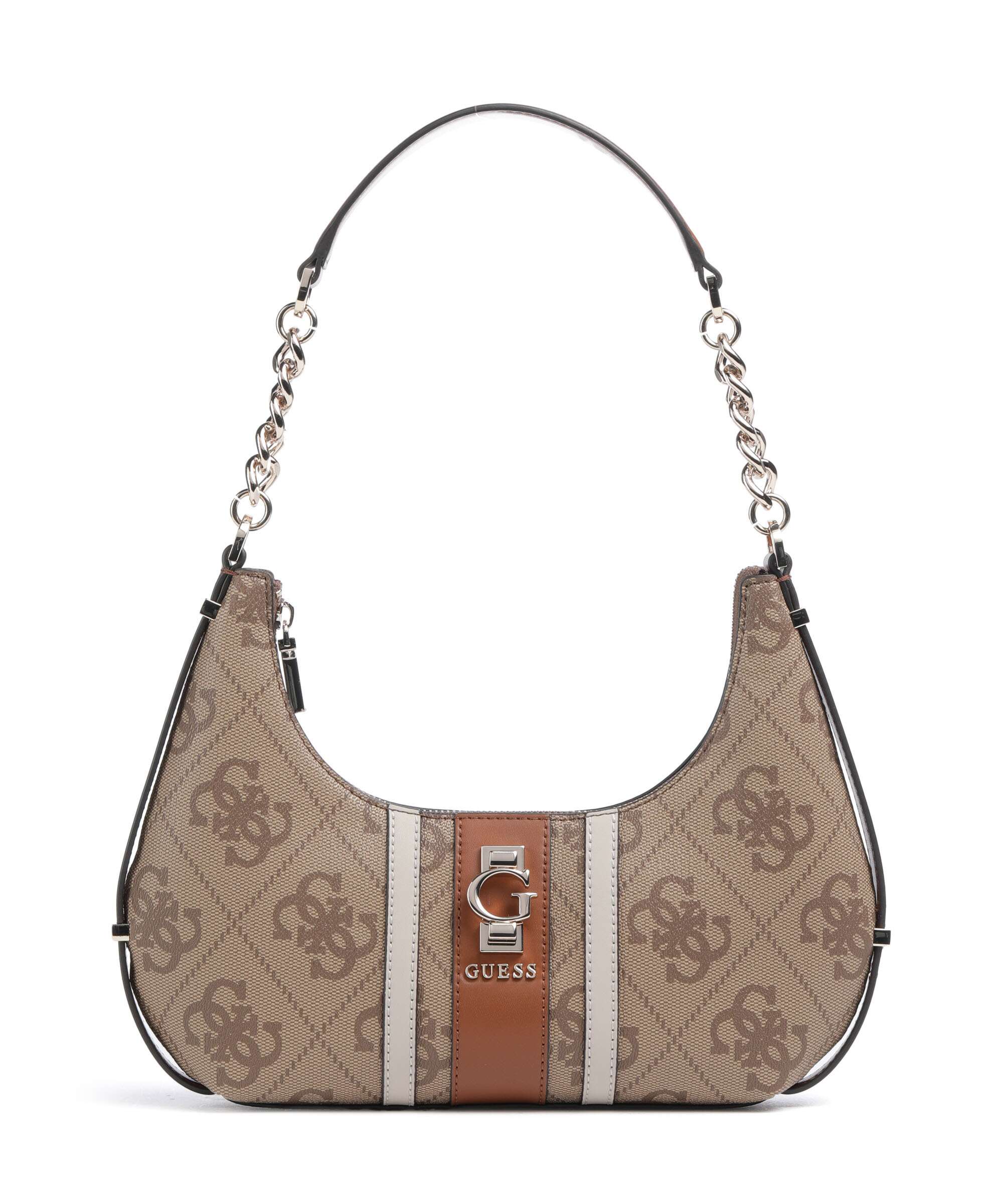 Guess Erenia Shoulder bag imitation leather latte logo