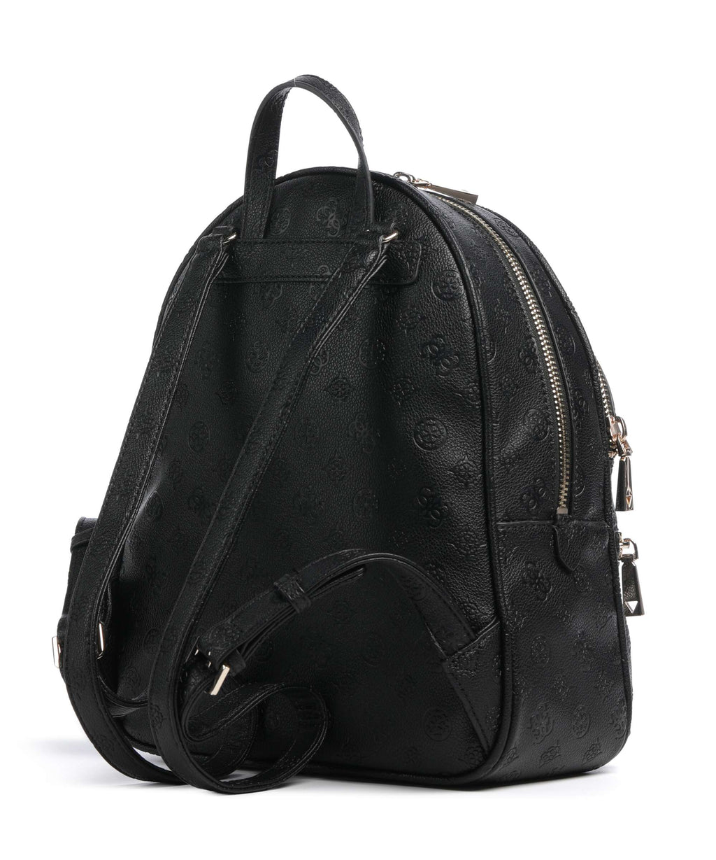 Guess Manhattan II Large Backpack black logo