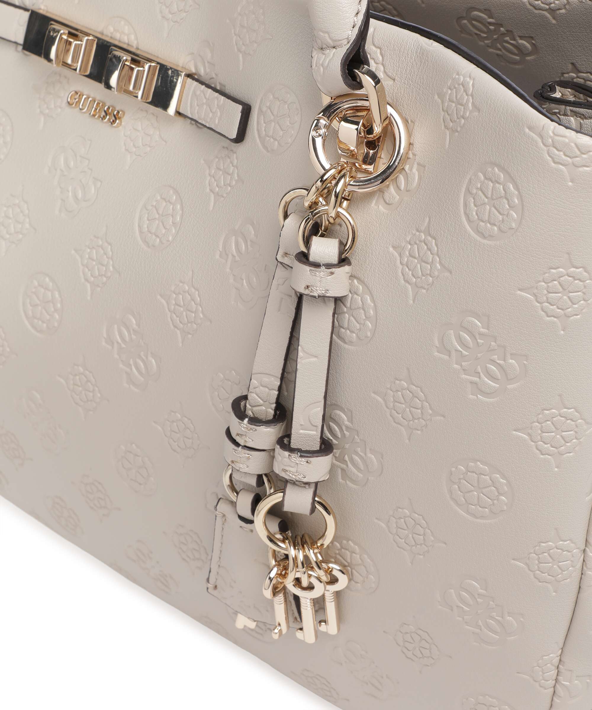 Guess Carmella Girlfriend Handbag bone logo