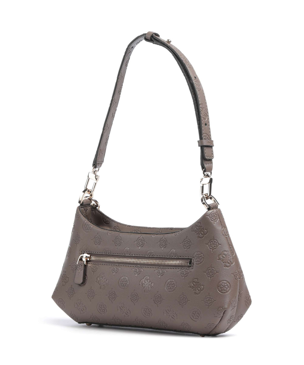 Guess Carmella Shoulder bag taupe logo