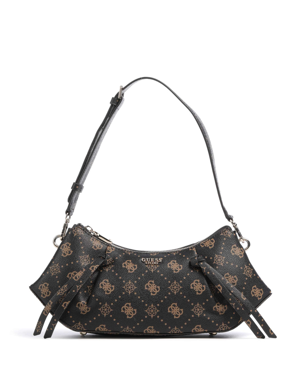 Guess Allegra Logo Shoulder bag espresso logo