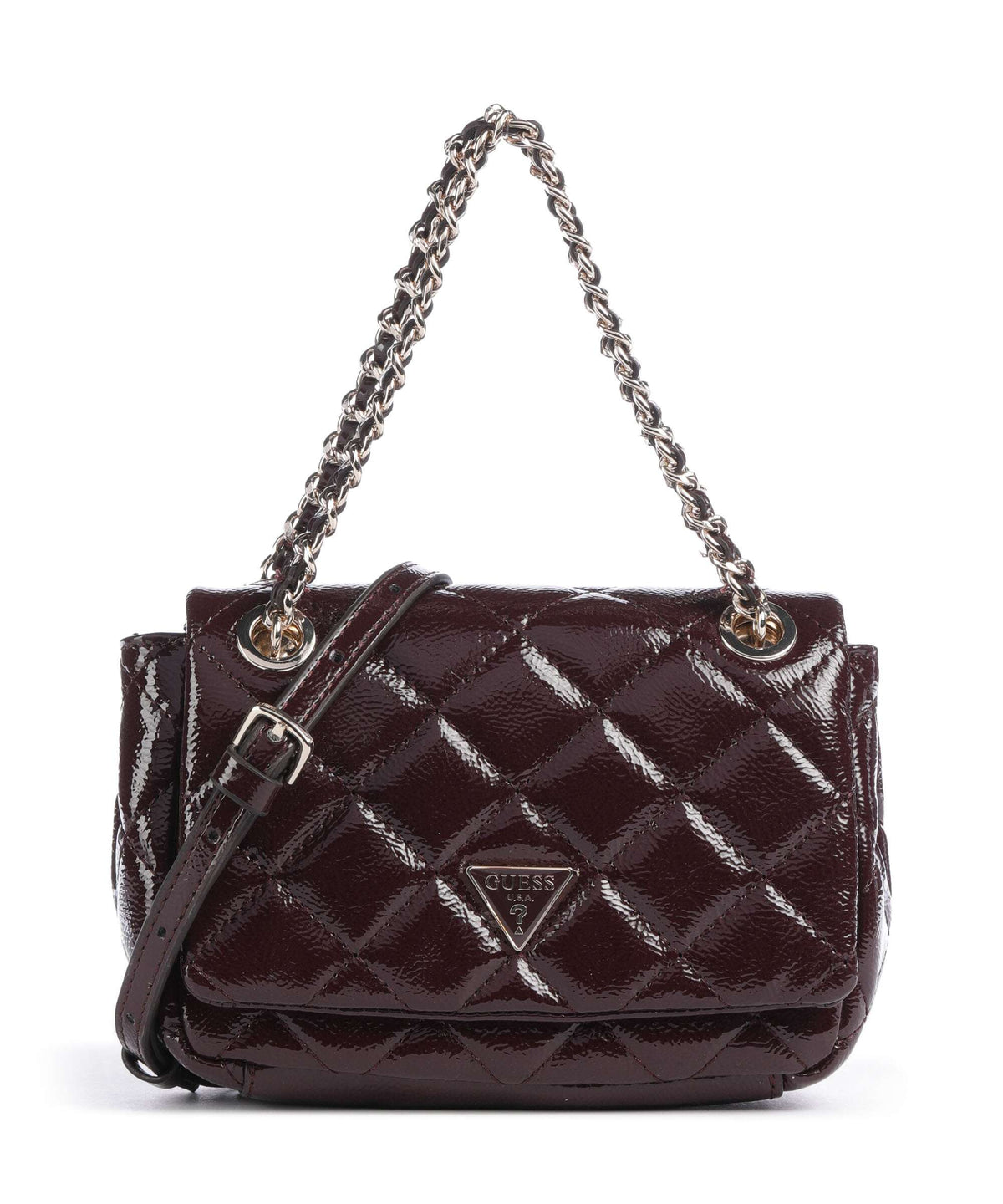 Guess Juliet Mini Crossbody bag burgundy