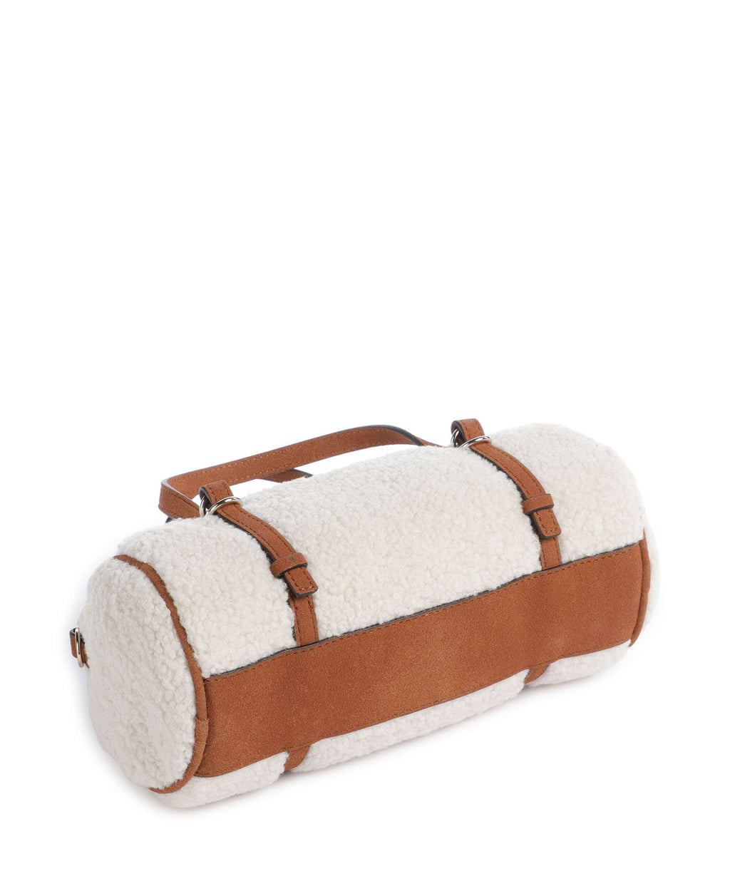 Guess Taylor Mini Handbag off white/cognac