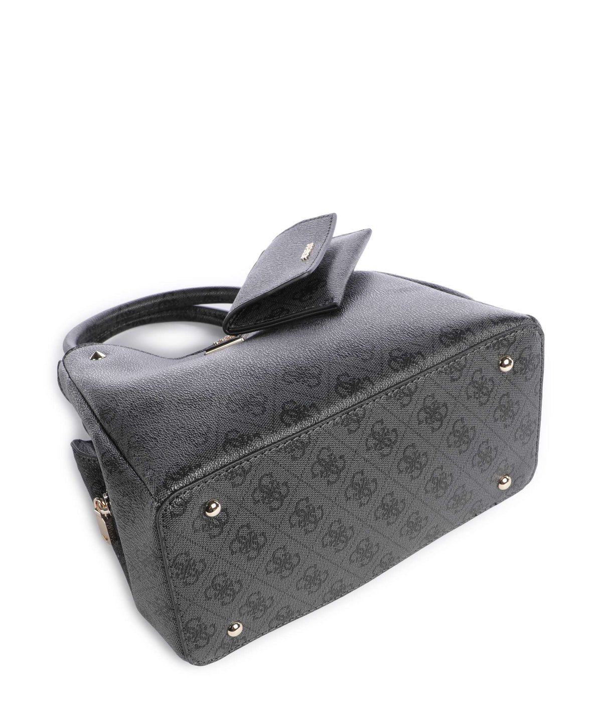 Guess Lorella Girlfriend Logo Small Handbag coal logo