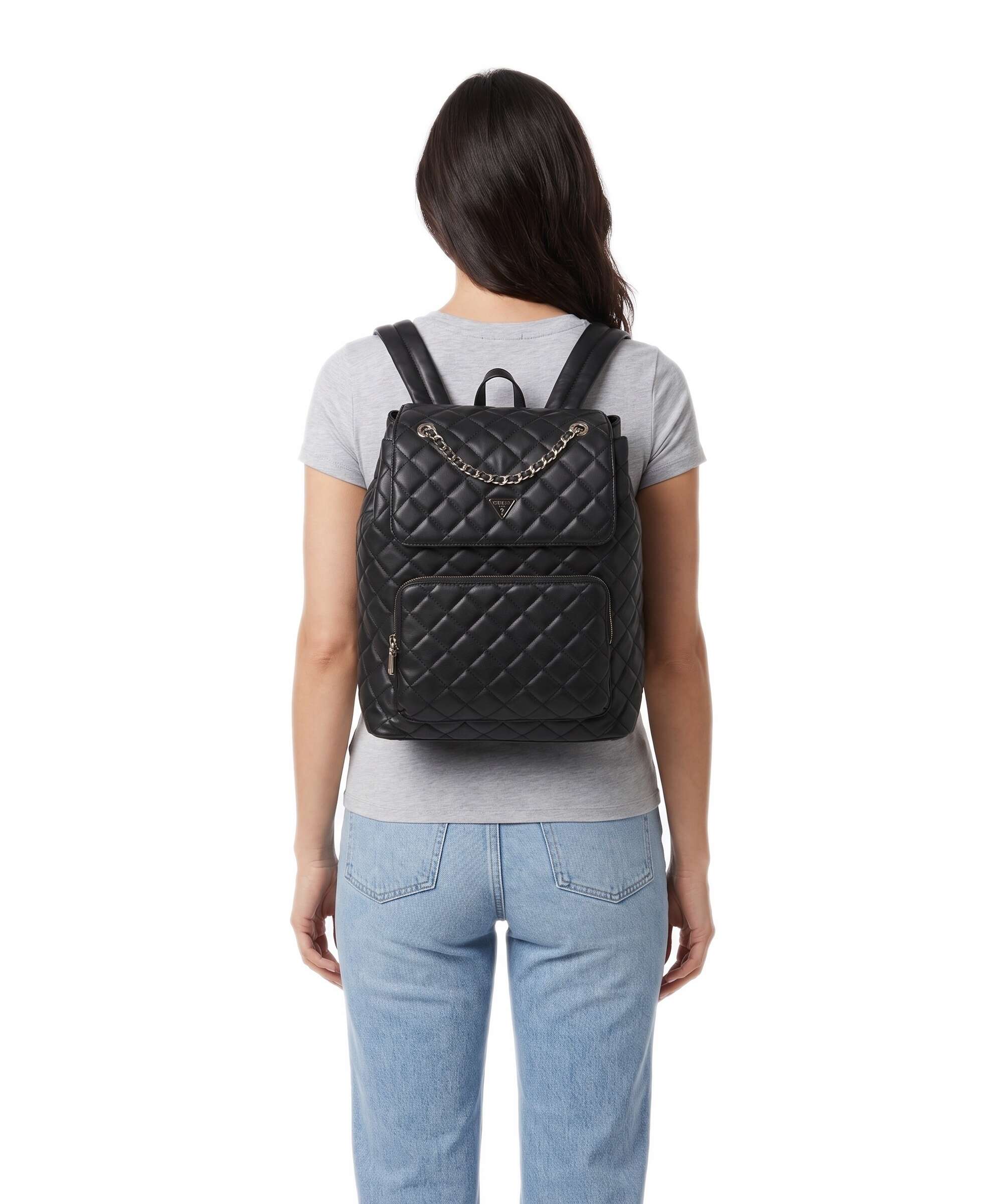 Guess Juliet Backpack 15″ imitation leather black - TWQN2456033