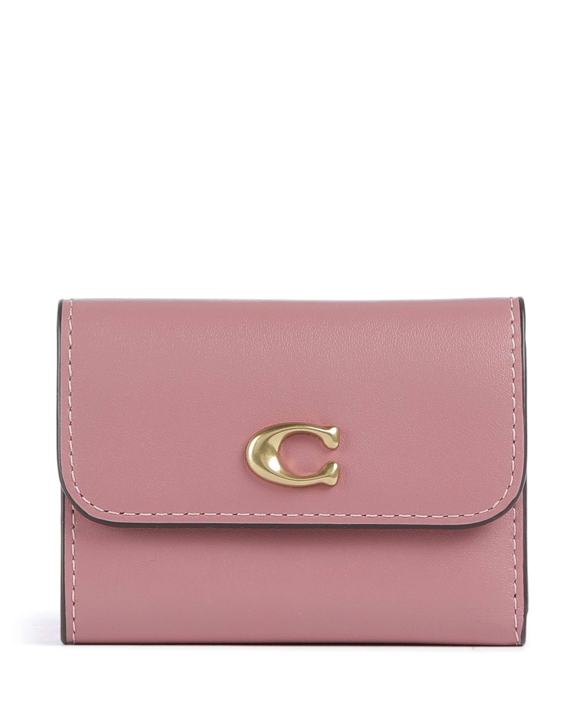 Coach Essential Wallet fine grain leather peony - CZ111-B4-PY – WARDOW