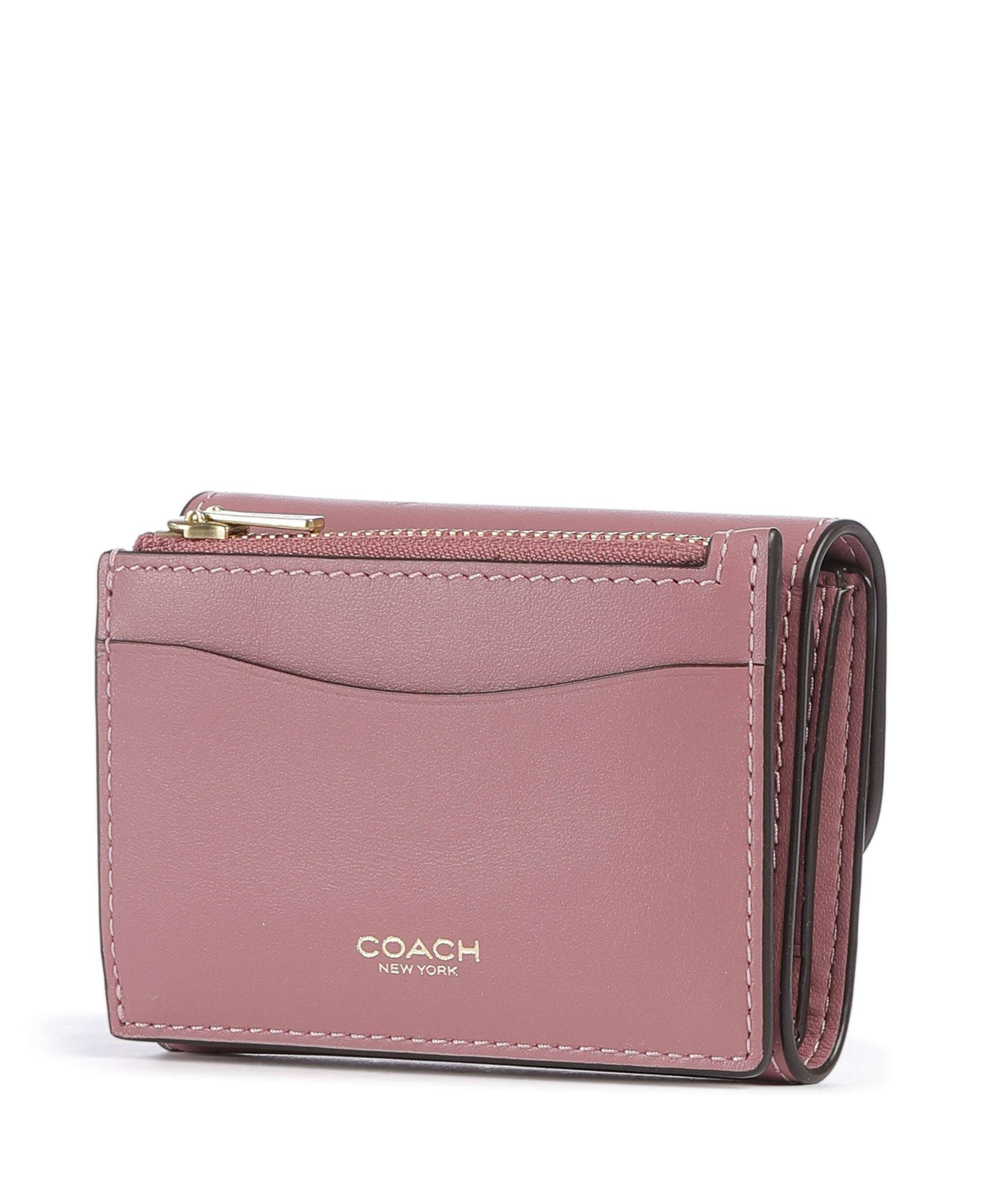 Coach Essential Wallet fine grain leather peony - CZ111-B4-PY – WARDOW