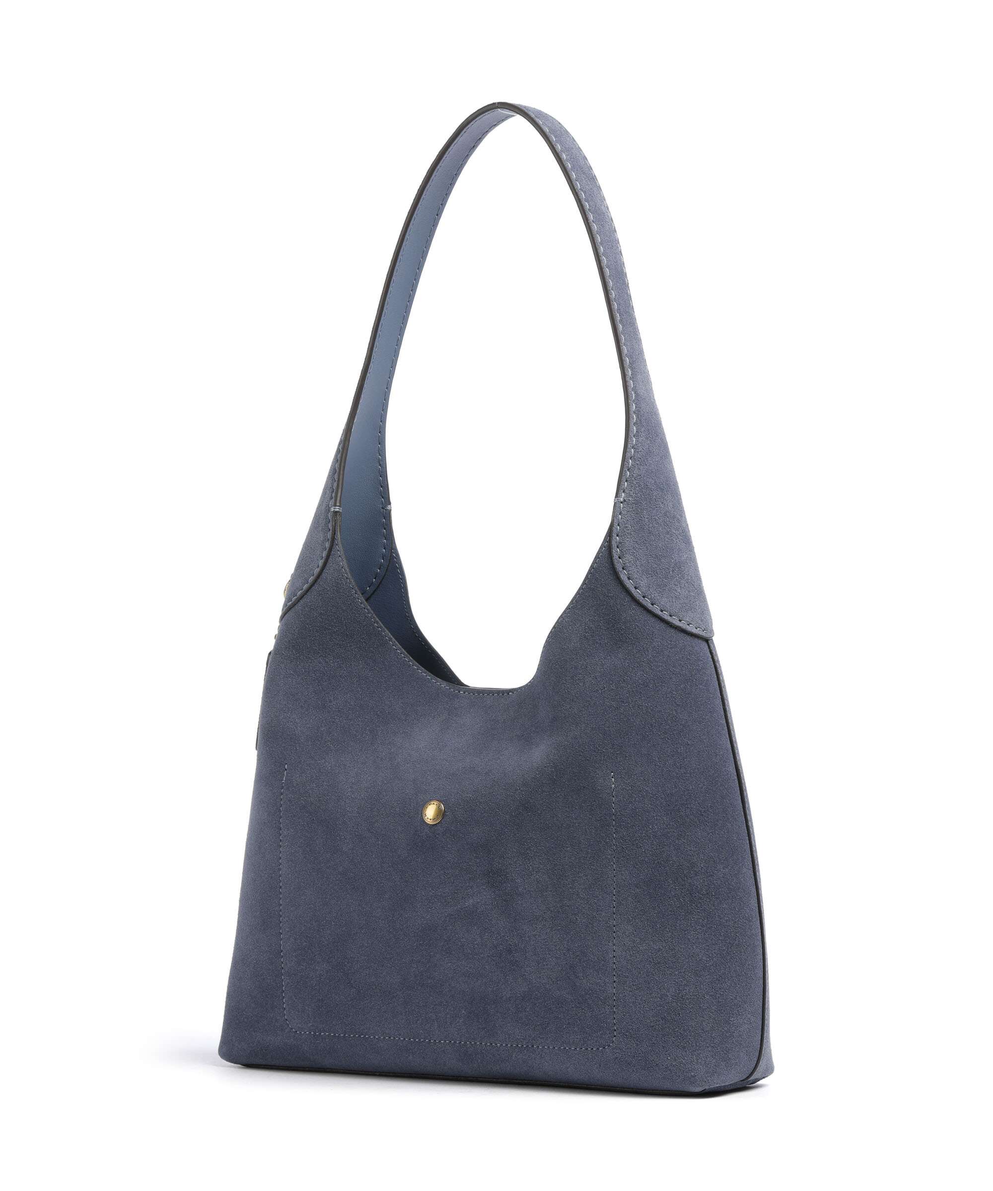 Coach Brooklyn 28 Hobo bag velour leather light denim - CW637-B4