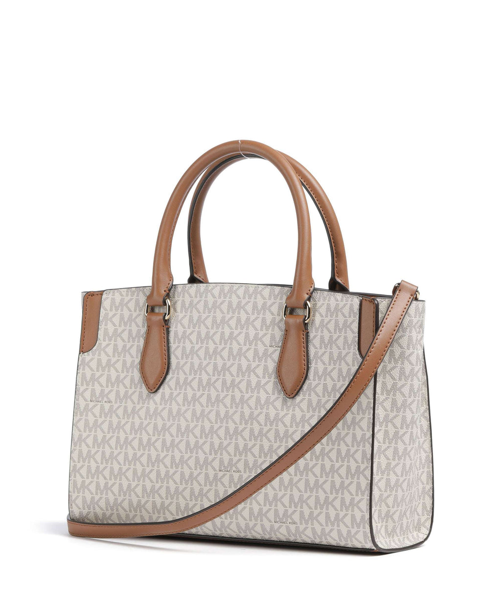 Michael Kors Becca Medium Handbag vanilla/acorn