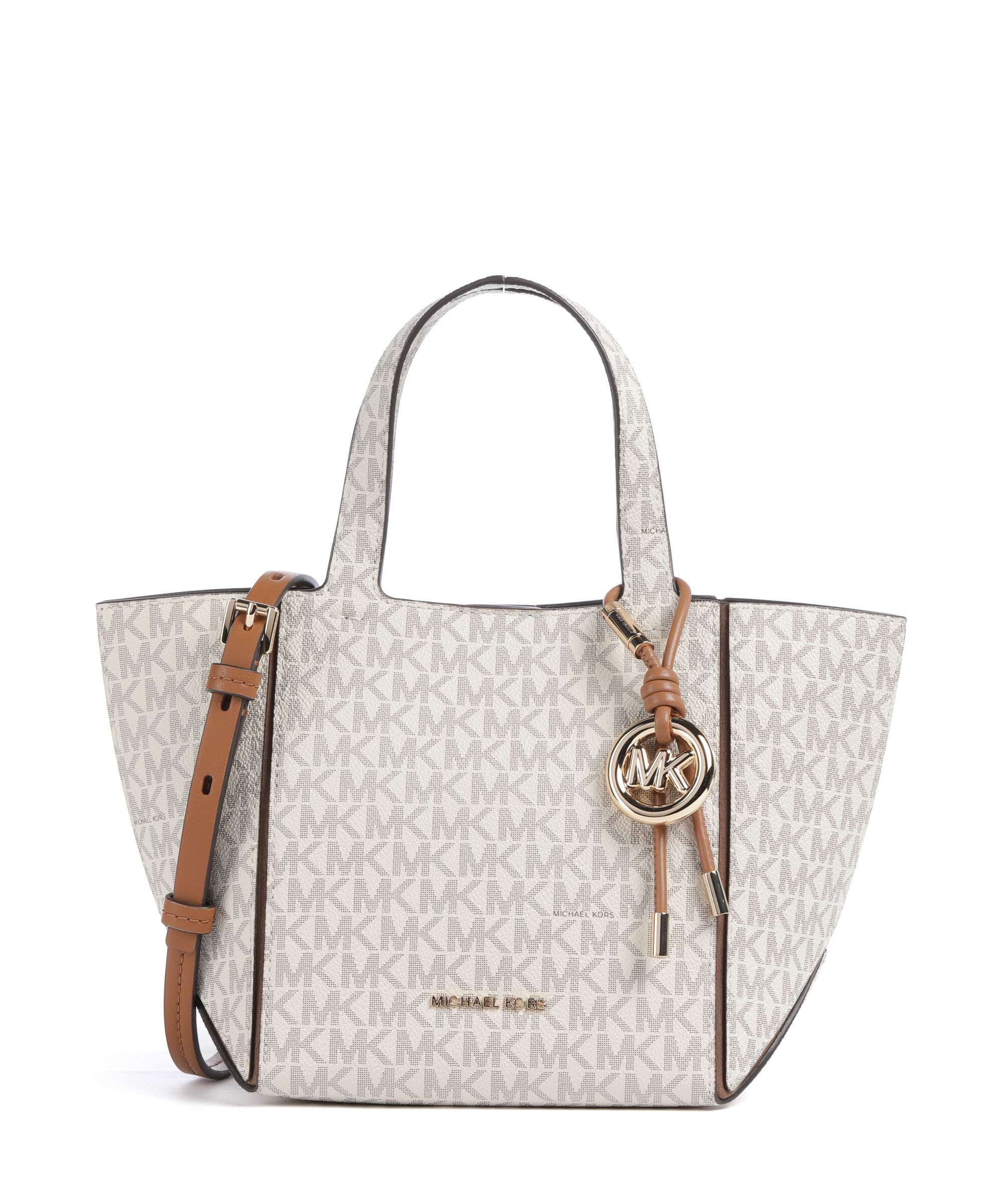 Michael Kors Jordi Small Handbag imitation leather vanilla/acorn
