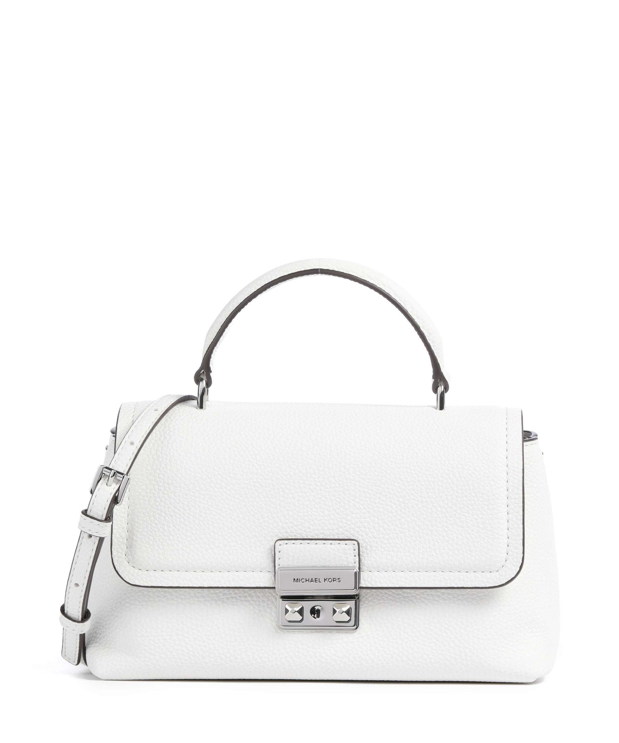 Michael Kors Tribeca Medium Handbag grained cow leather optic