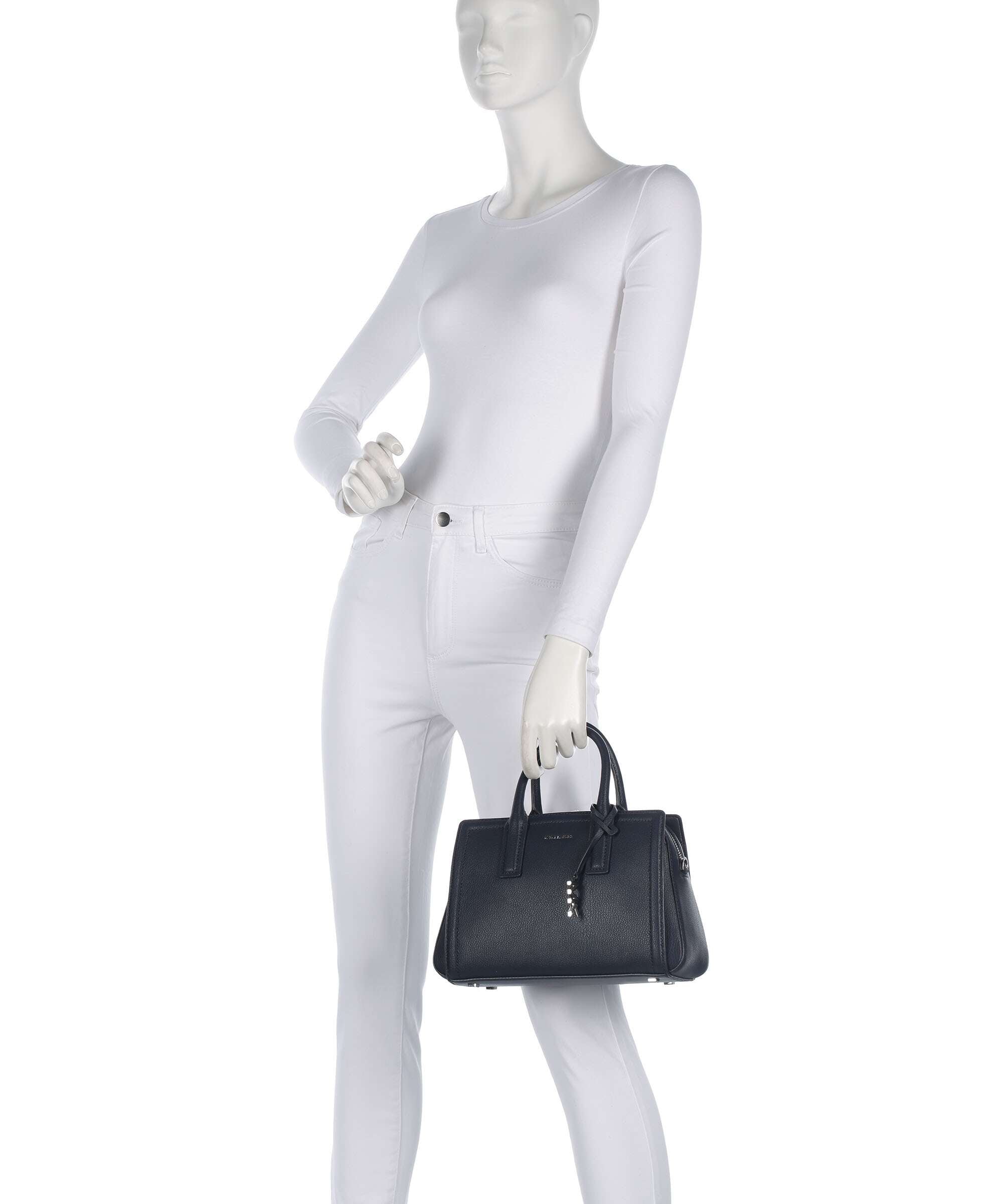Michael Kors Laila Handbag grained cow leather dress blues