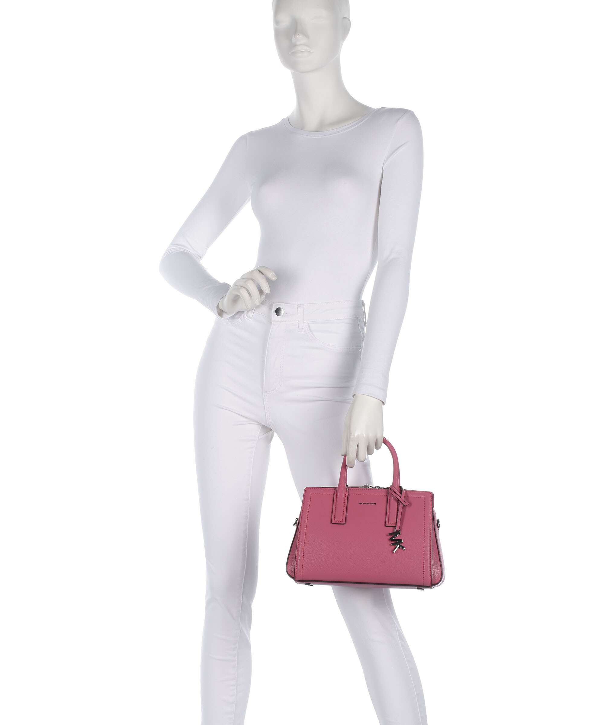 Michael Kors Laila Handbag grained cow leather rosewood