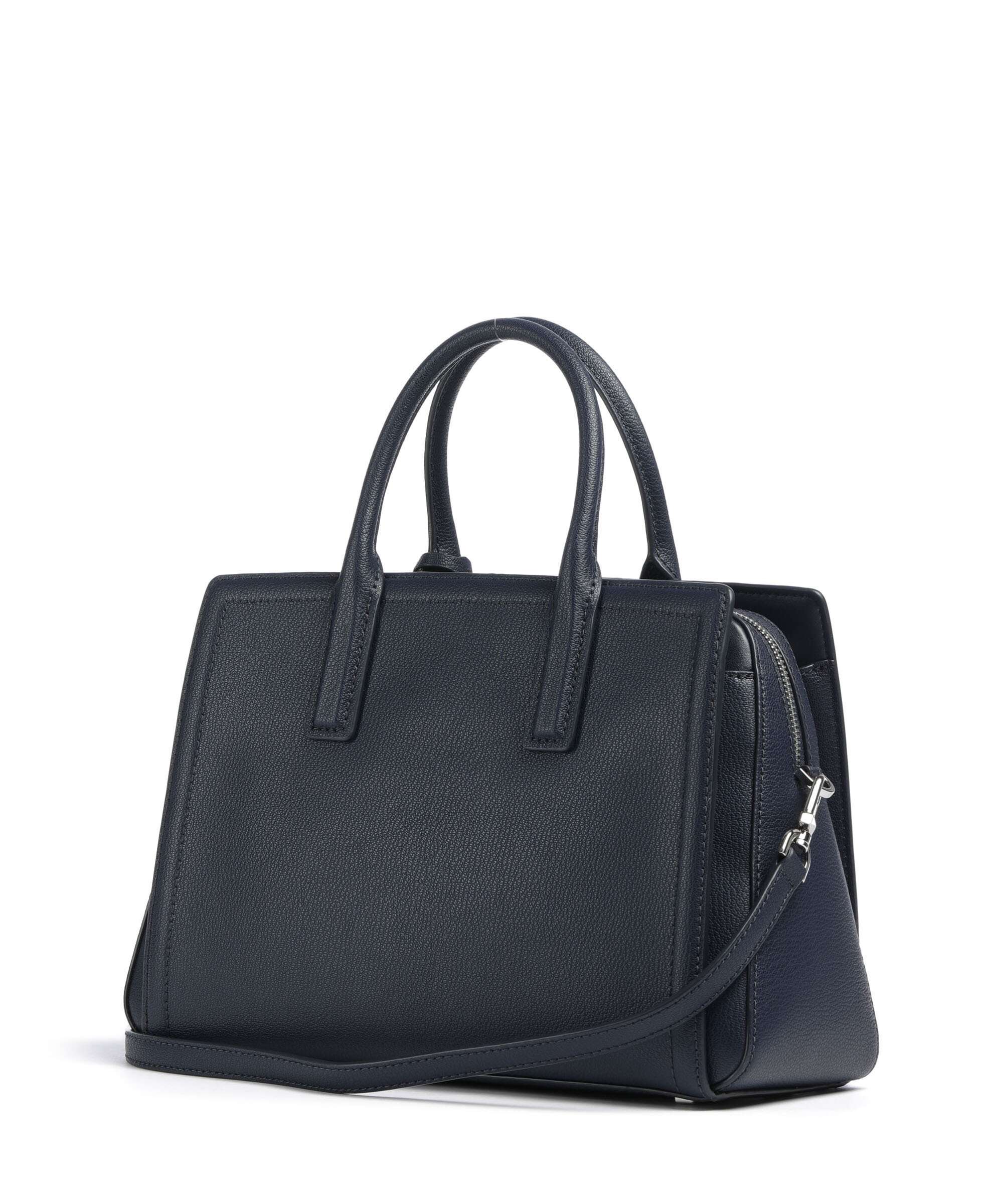 Michael Kors Laila Medium Handbag grained cow leather dress blues
