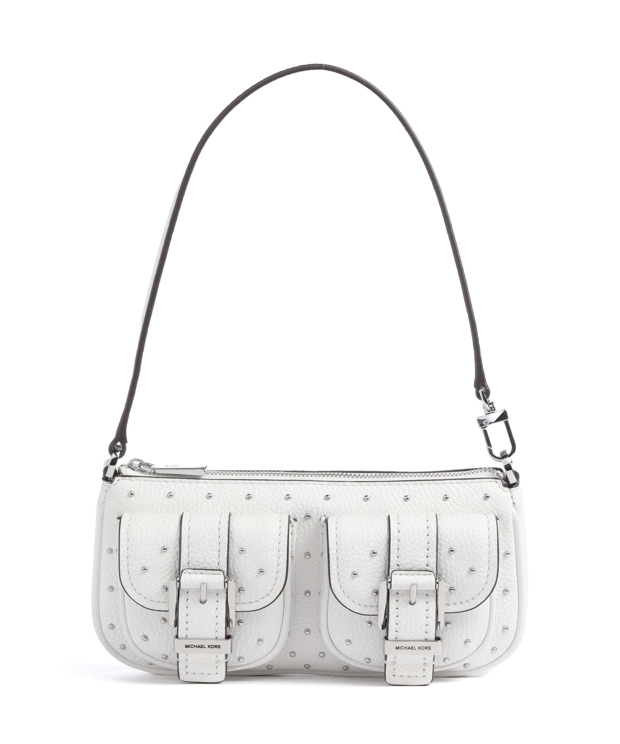 Michael Kors Zoe Small Shoulder bag grained cow leather optic