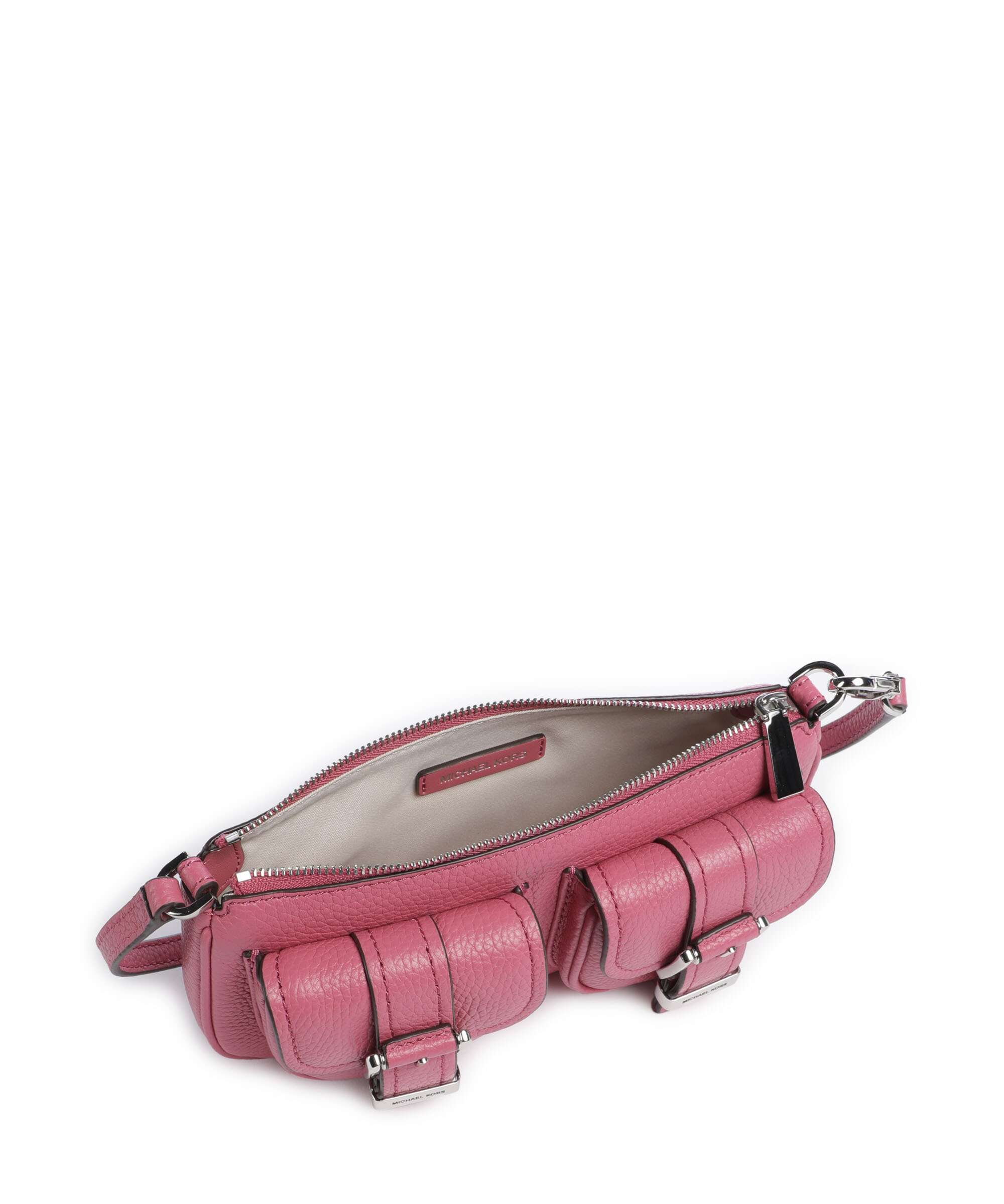Michael Kors Zoe Small Shoulder bag grained cow leather rosewood