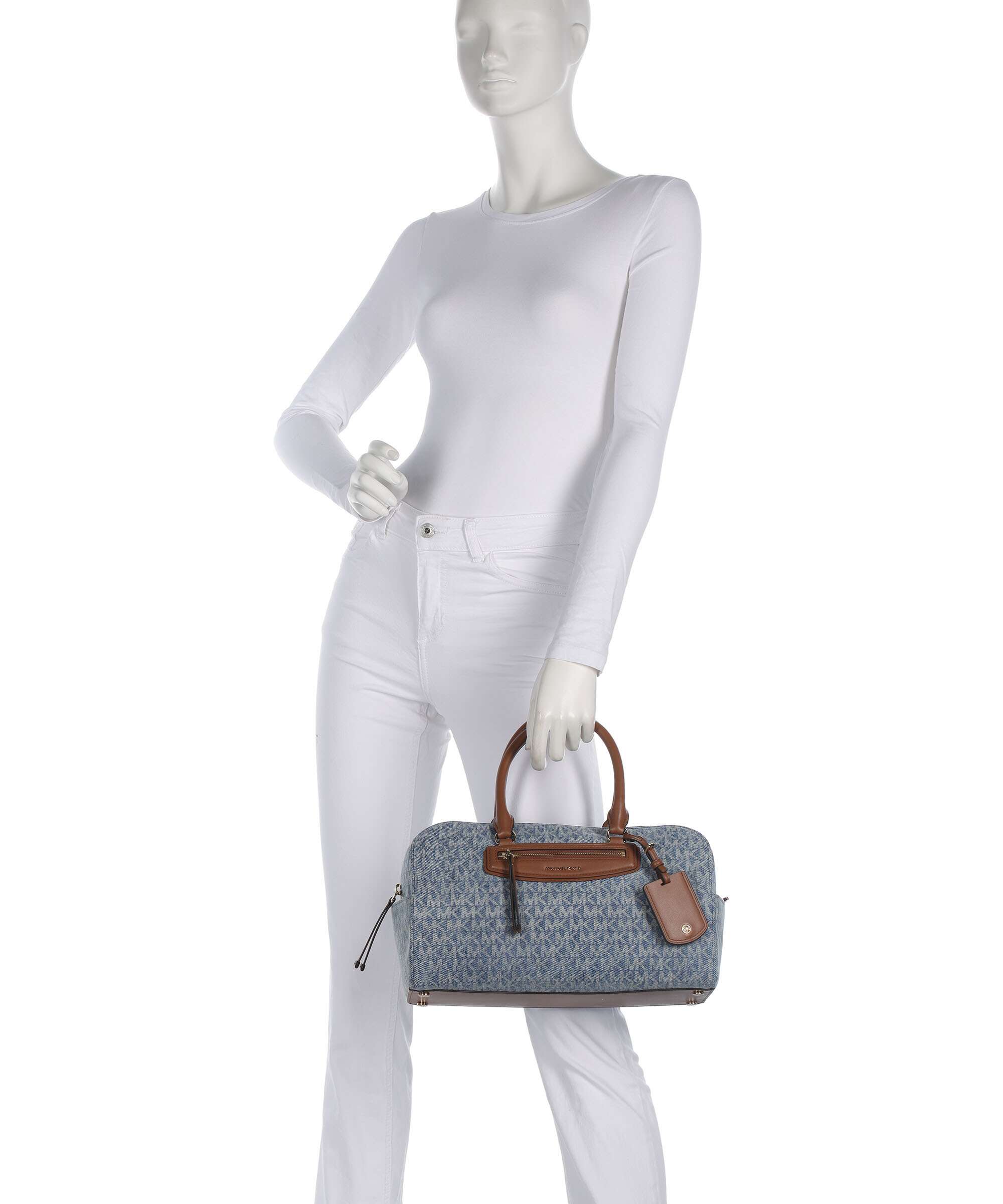 Michael Kors Jet Set Travel Medium Handbag cotton new horizon