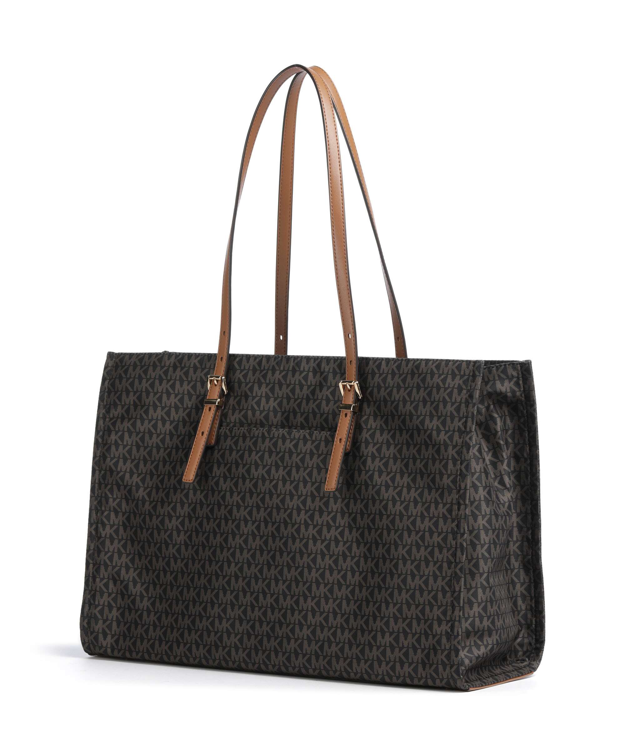 Michael Kors Zadie Large Tote bag 15″ polyester brown/acorn