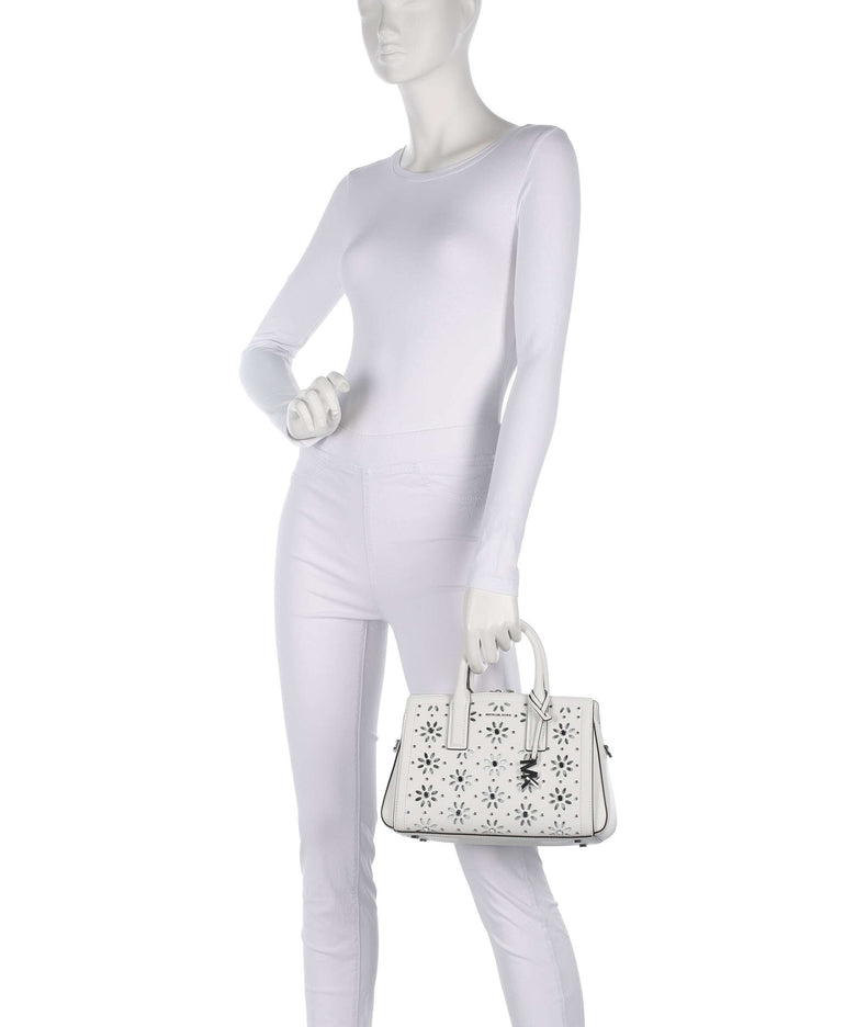 Michael Kors Laila Small Handbag optic white