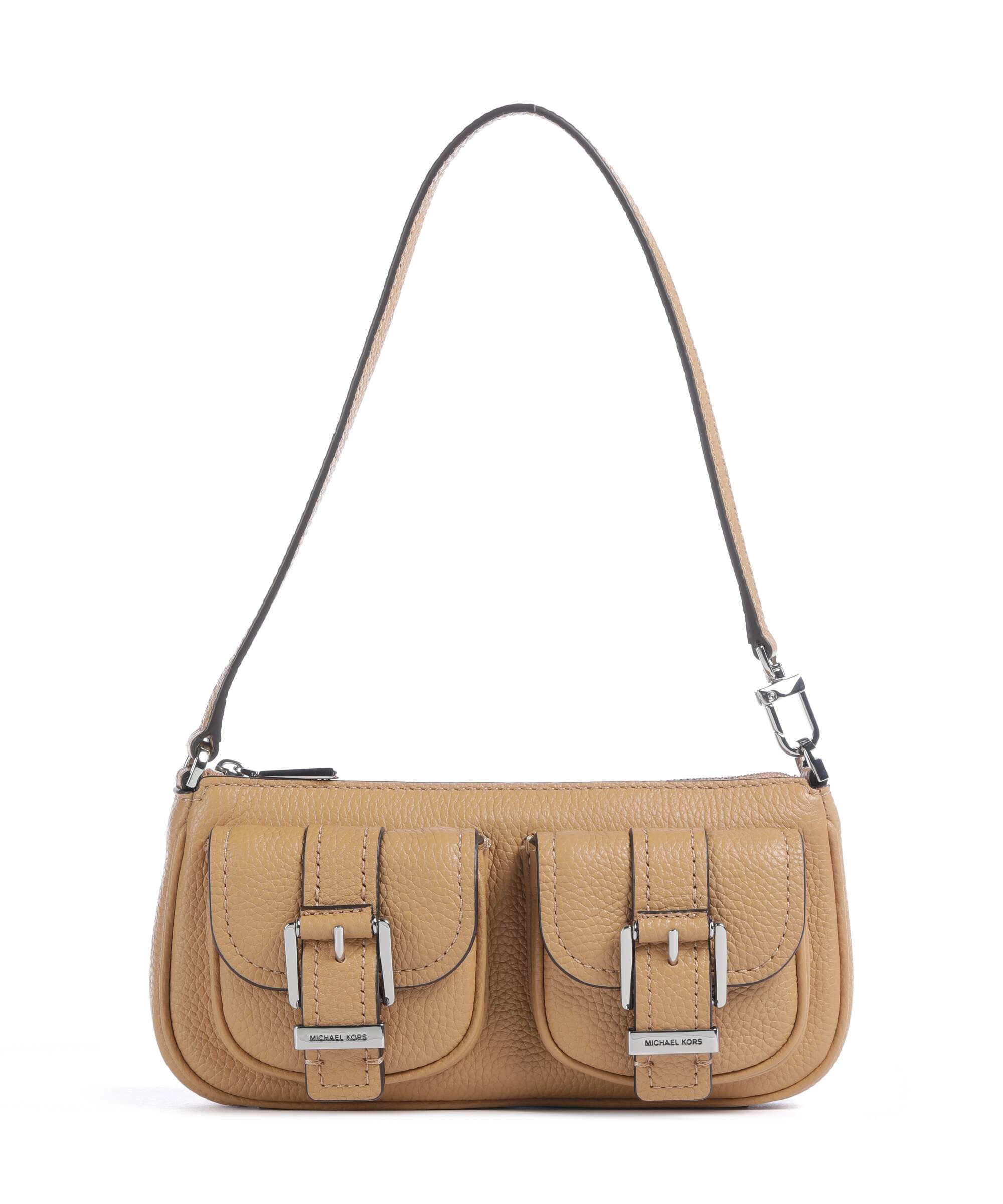 Michael Kors Zoe Small Shoulder bag grained cow leather peanut