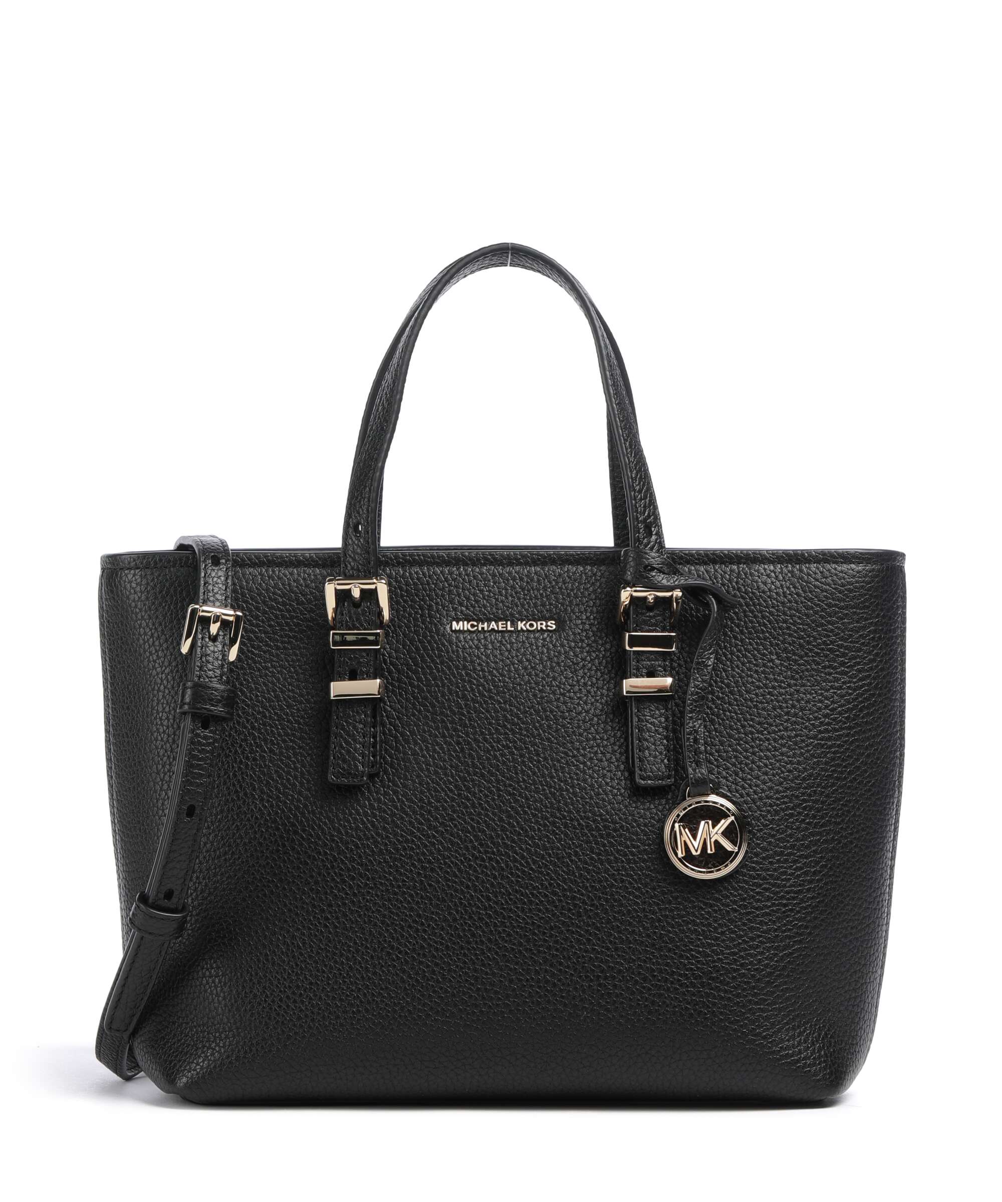 Michael Kors Quinn Small Handbag grained cow leather black