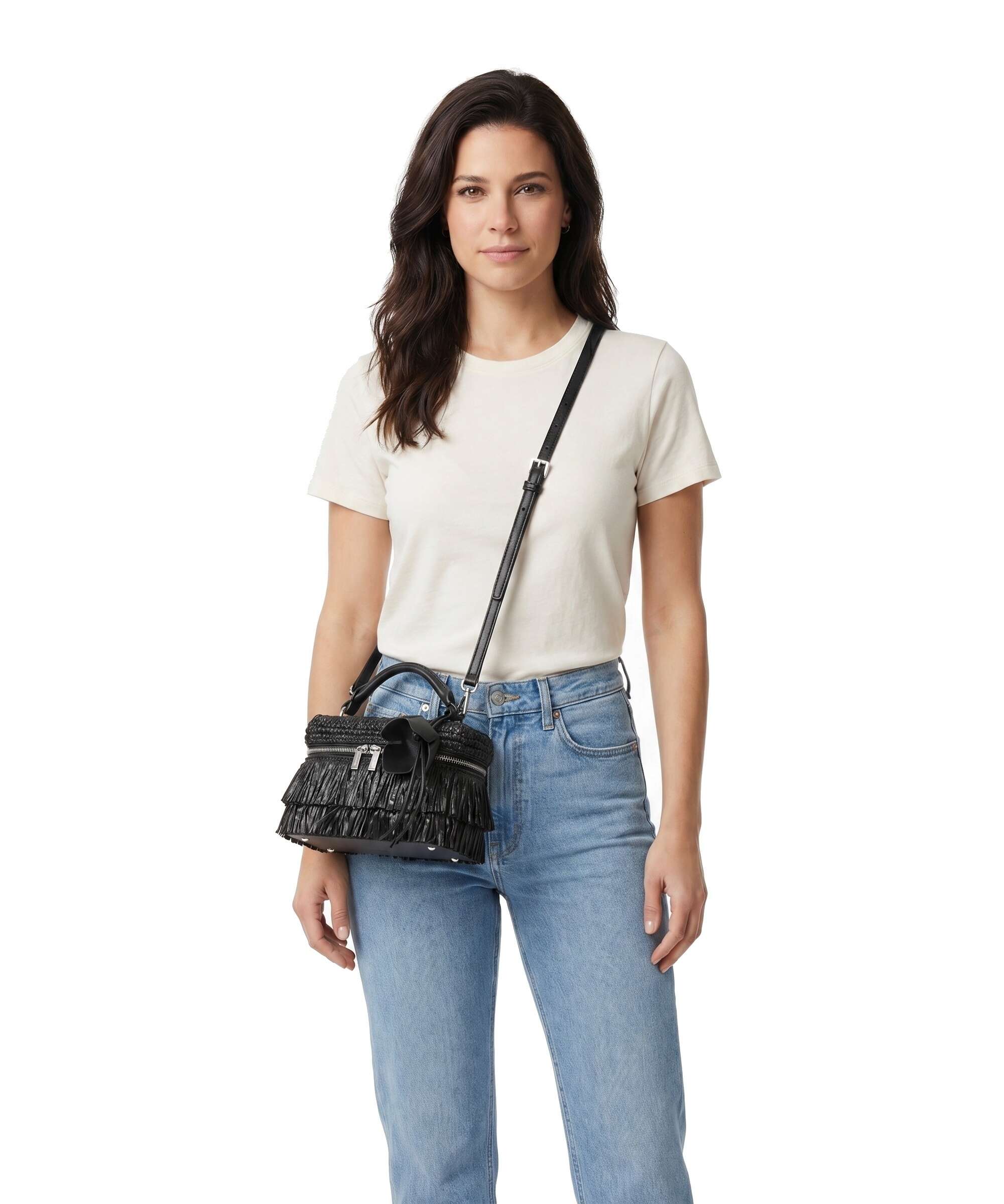 Michael Kors Jana XS Crossbody bag polypropylene black/black
