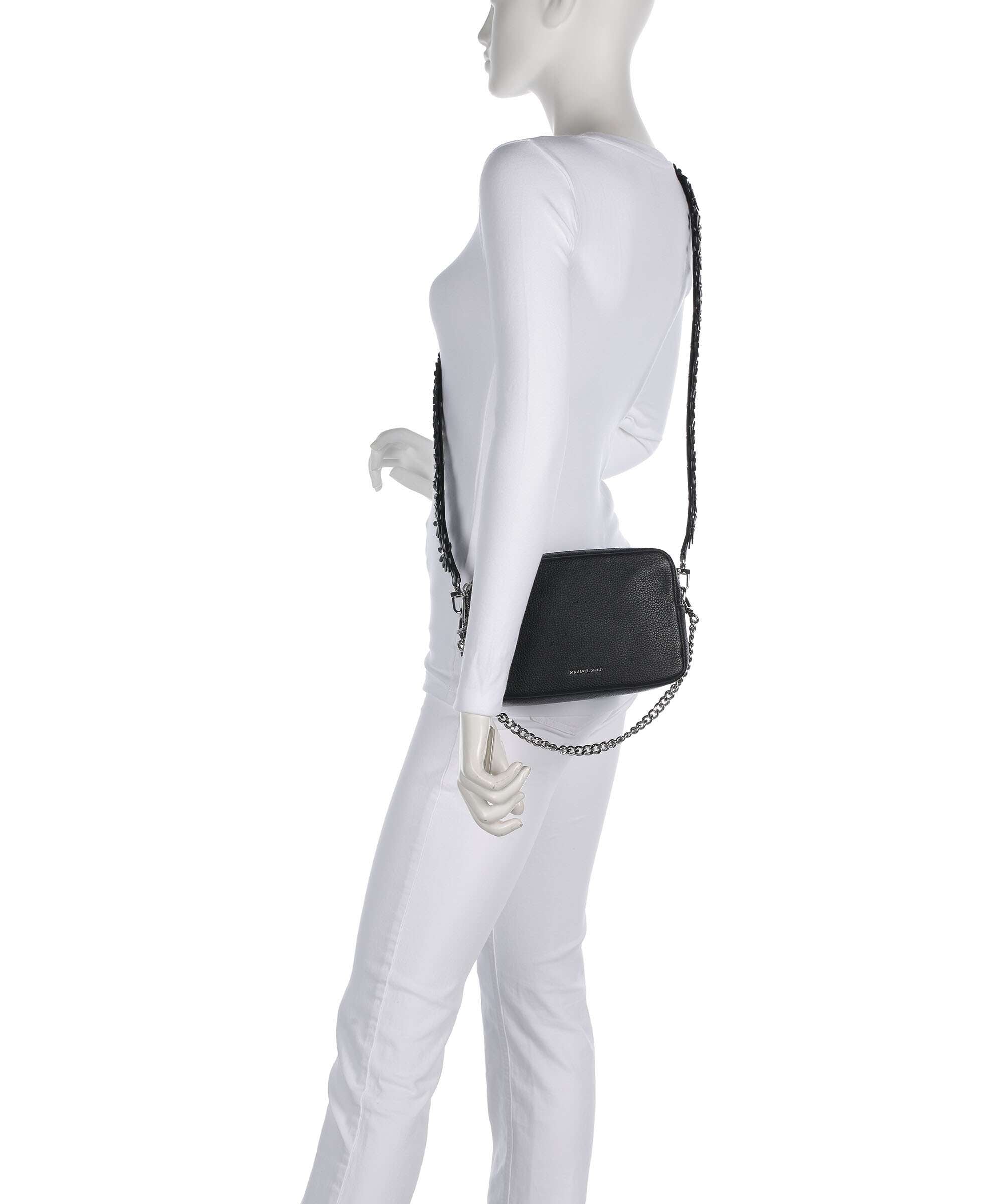 Michael Kors Bryant Medium Crossbody bag grained leather black