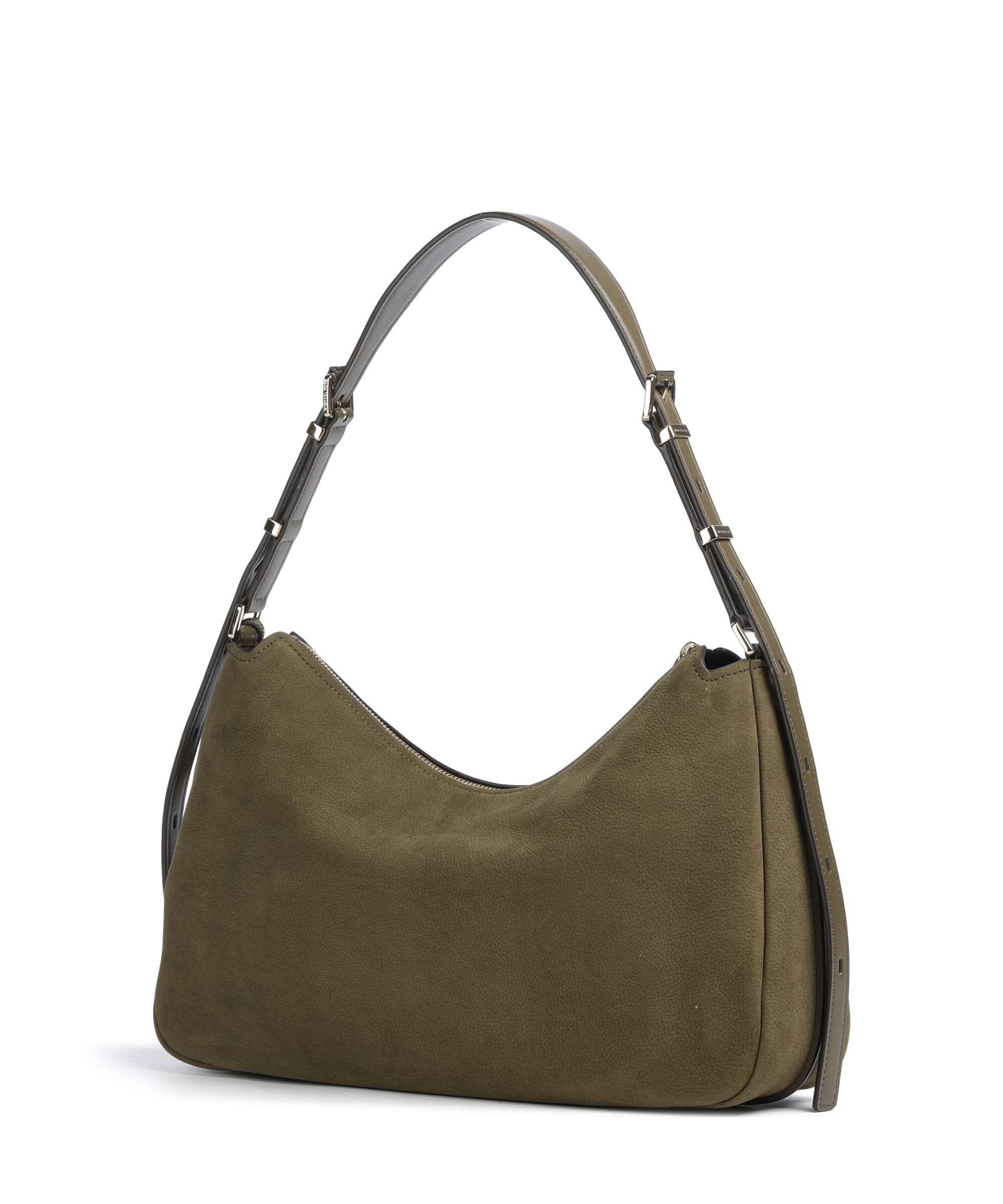 Michael Kors Nolita Medium Hobo bag nubuck cow leather loden