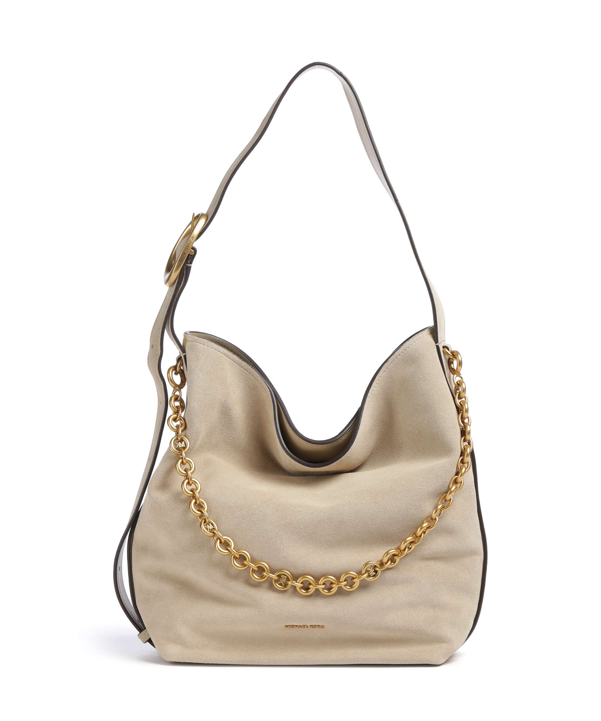 Michael Kors Nolita Large Hobo bag velour leather primrose