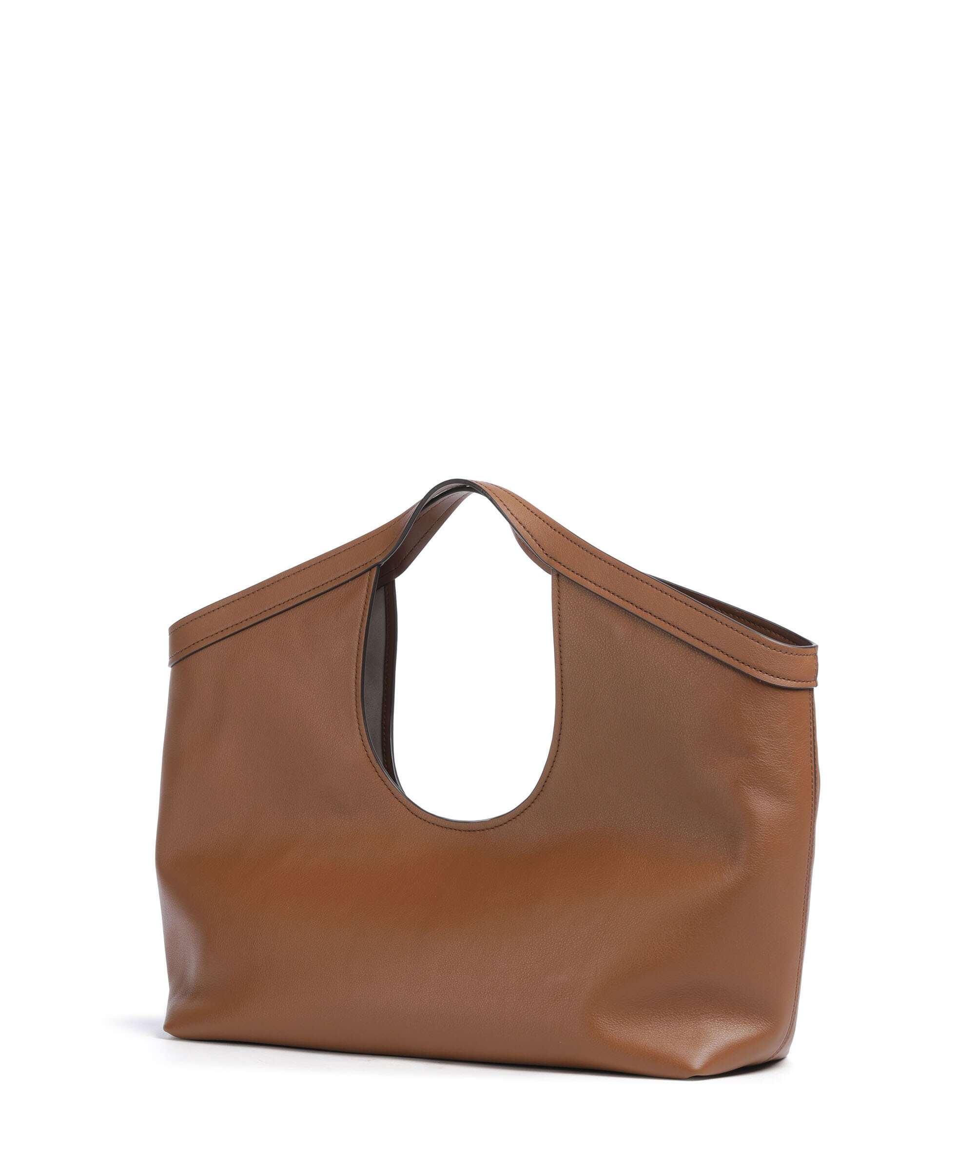 Michael Kors Haddie Large Handbag fine grain cow leather luggage
