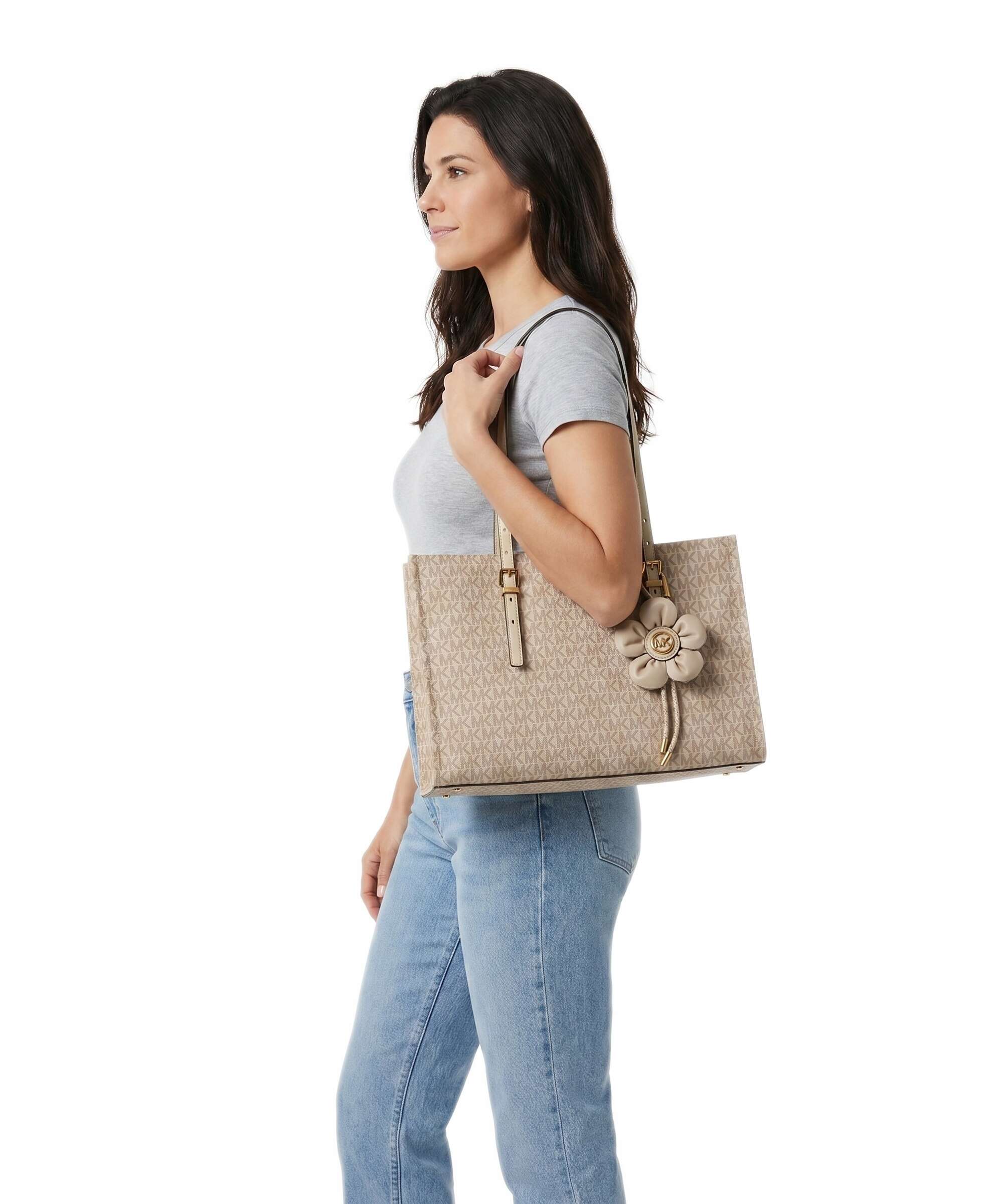 Michael Kors Zadie Medium Tote bag polyester khaki - 30T6A6ZT8C