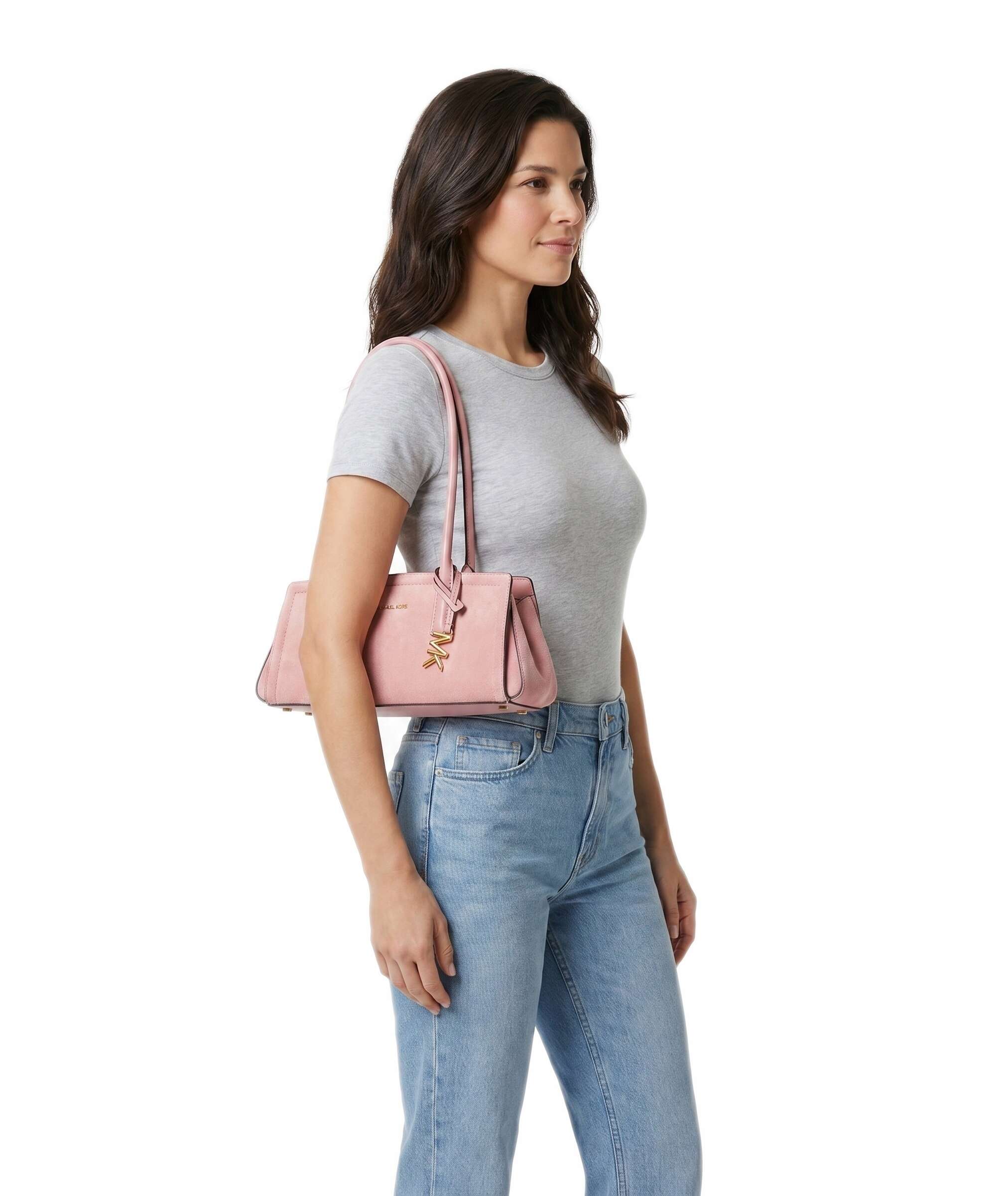 Michael Kors Laila Small Shoulder bag brushed cow leather primrose