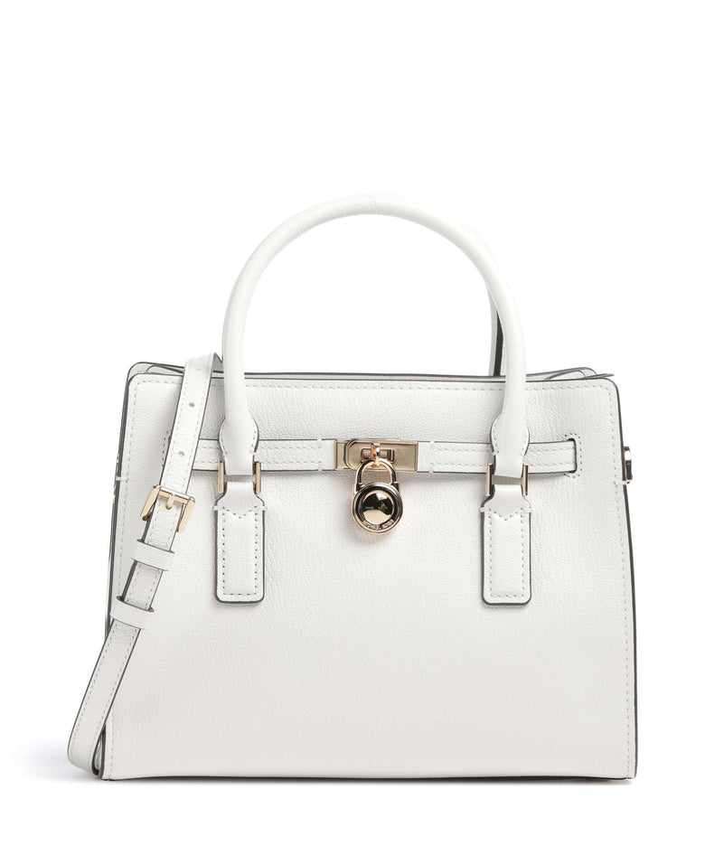 Michael Kors Hamilton Moderne Small Handbag optic white
