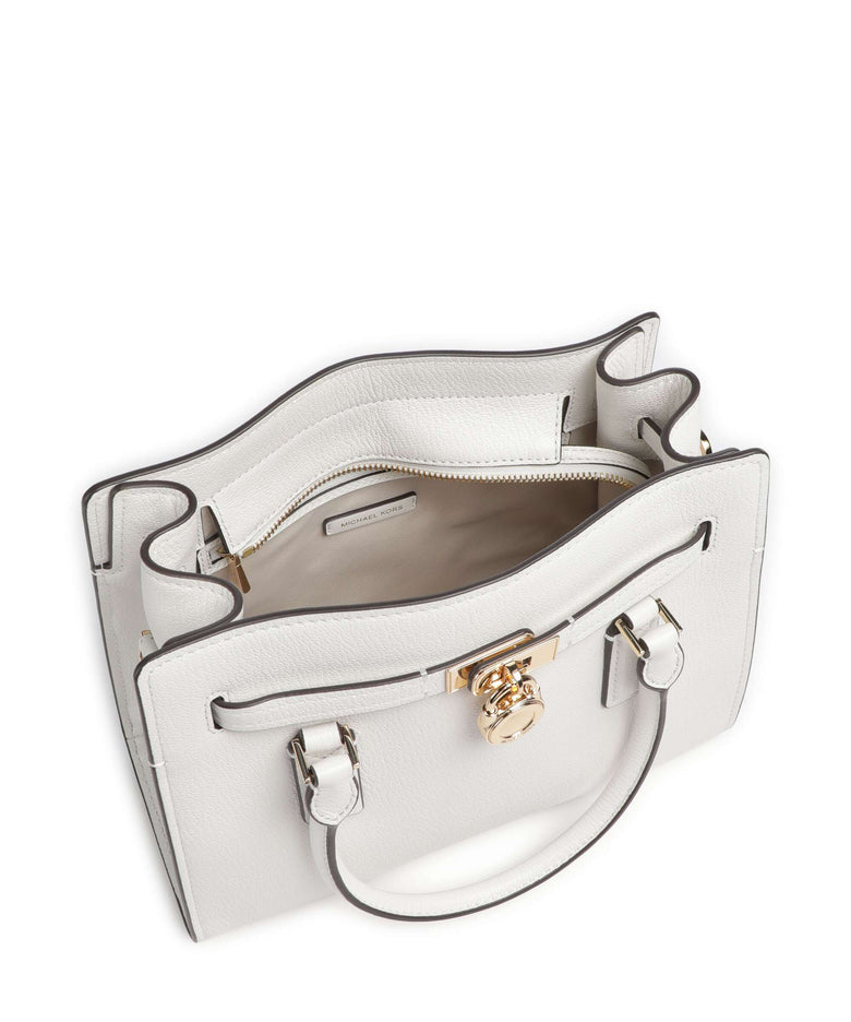 Michael Kors Hamilton Moderne Small Handbag optic white